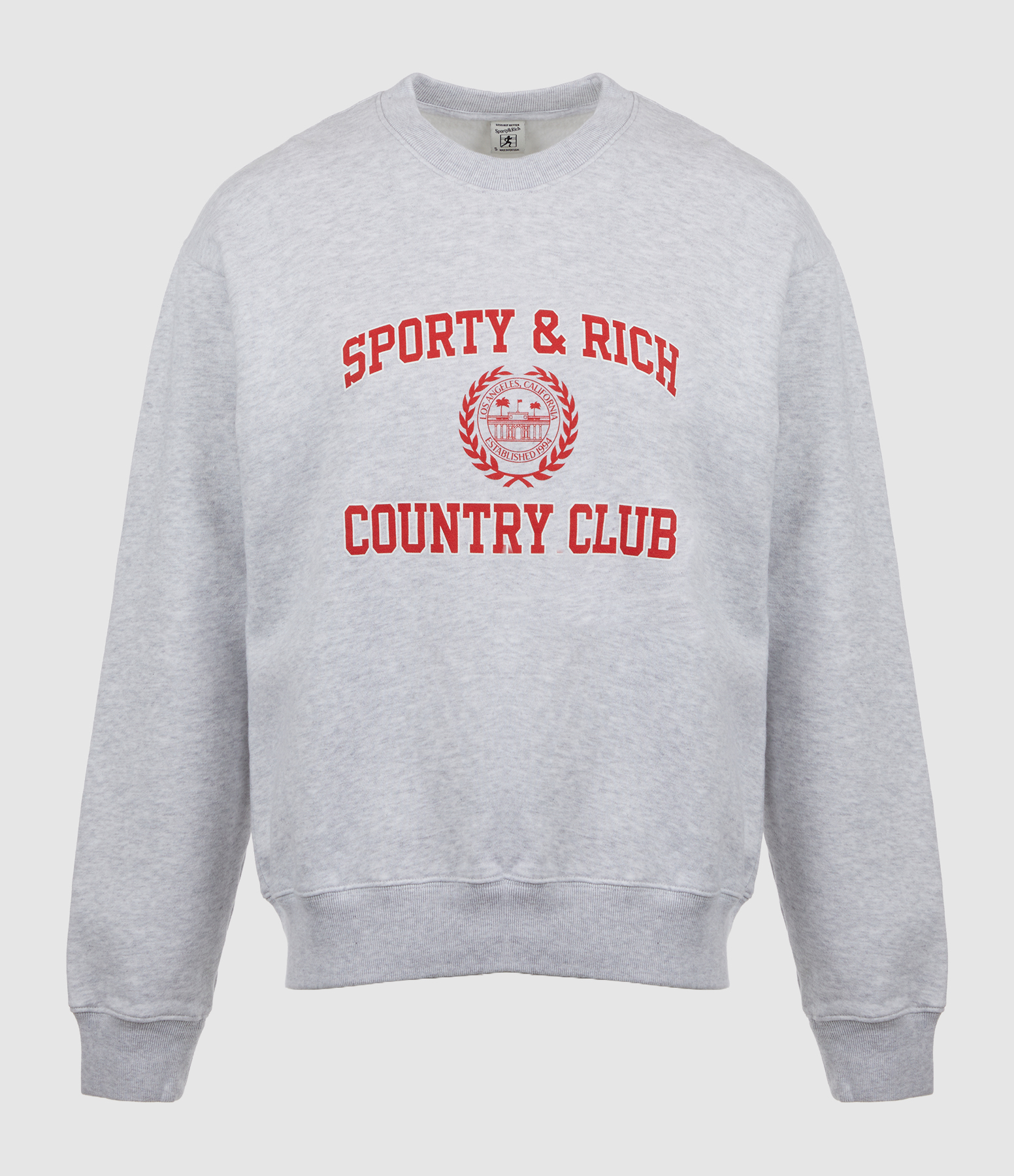 Pull Varsity Crest Heather Gray