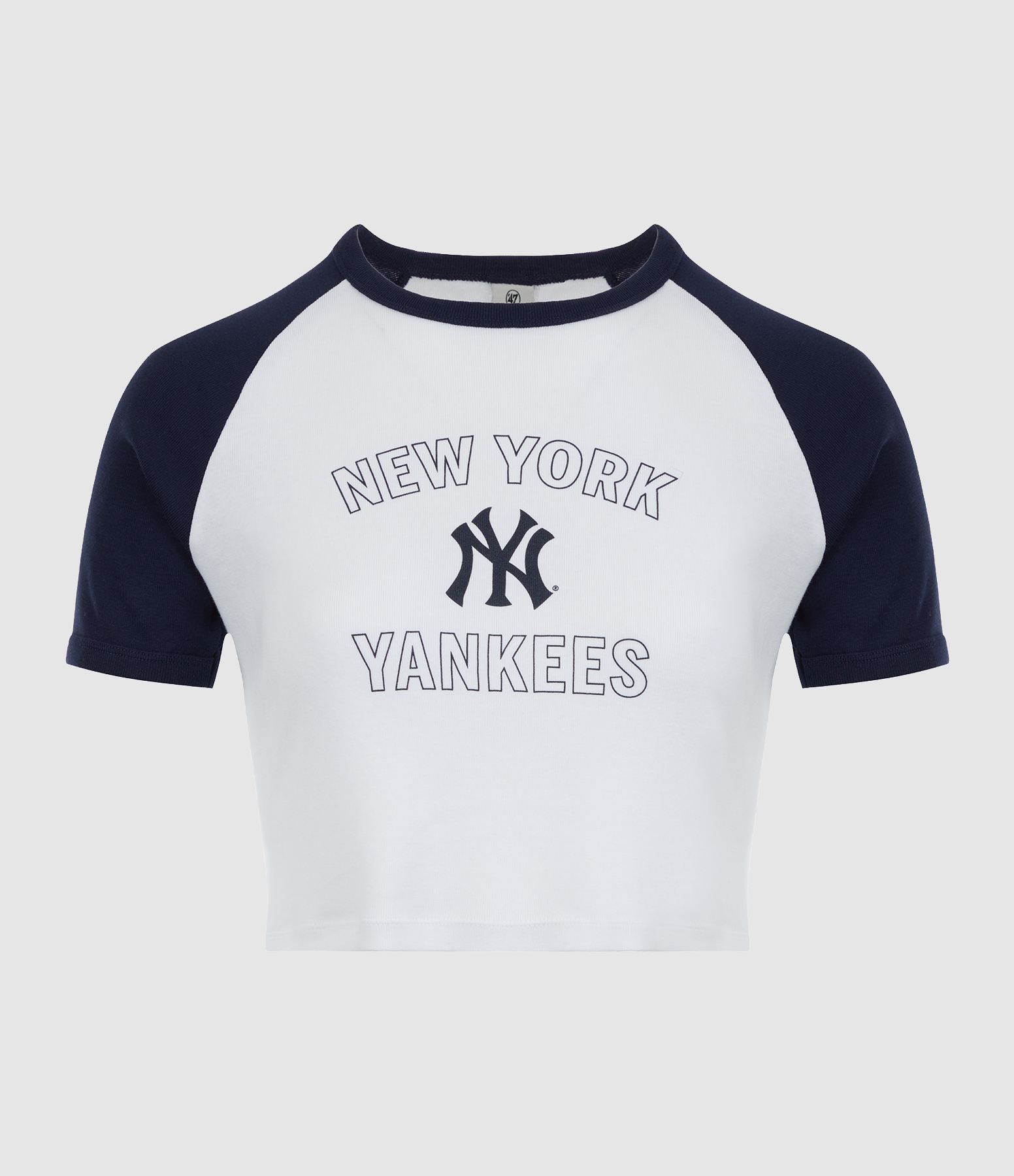 T-Shirt Yankees Arch Baby Baseball White Dark Navy, Collaboration Sporty & Rich x 47Brand