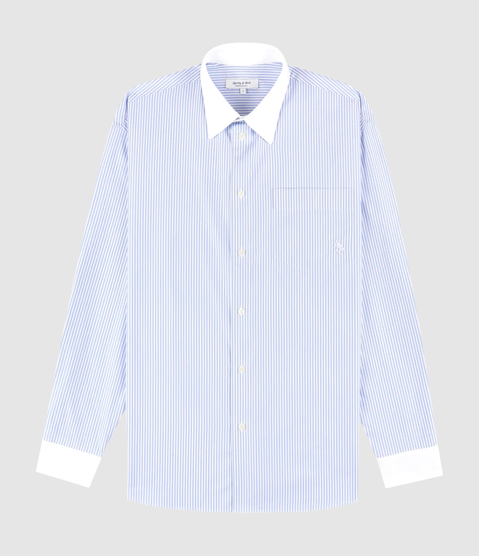 Chemise Src Oversized Blue Striped