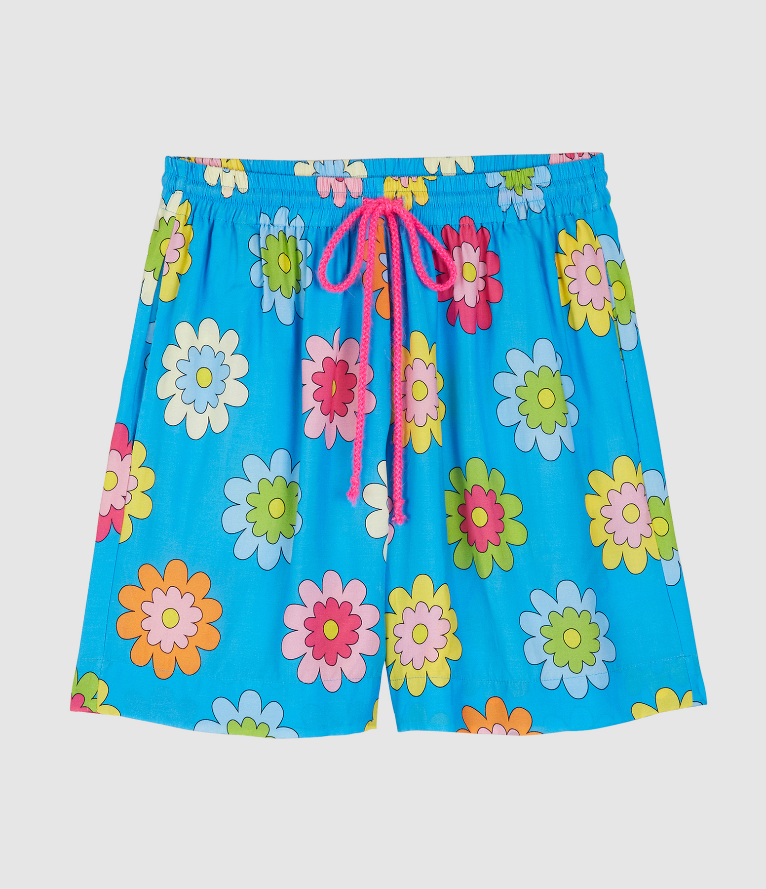 Short Imprimé Bleu