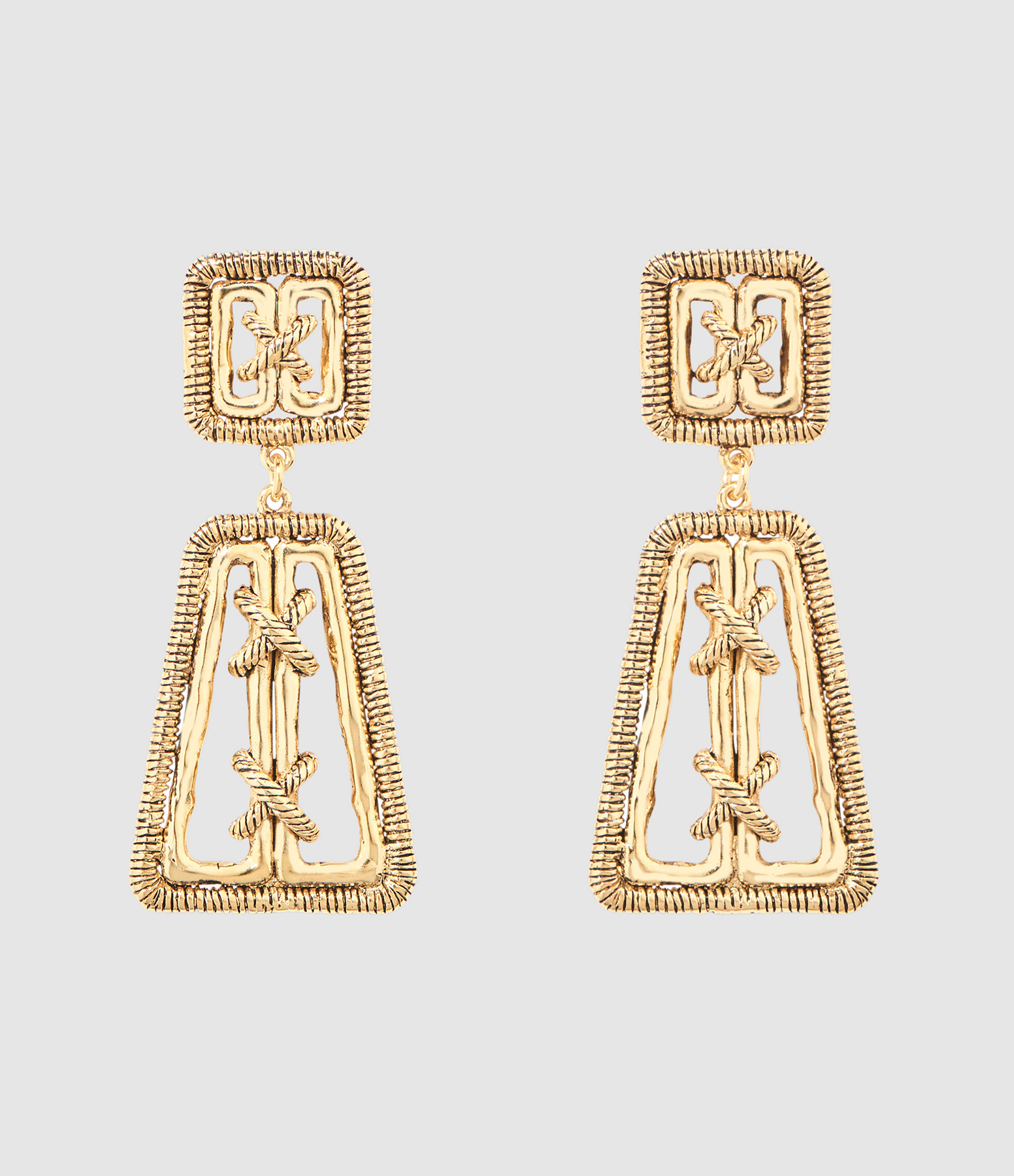 Boucles d'oreilles Caliche Doré