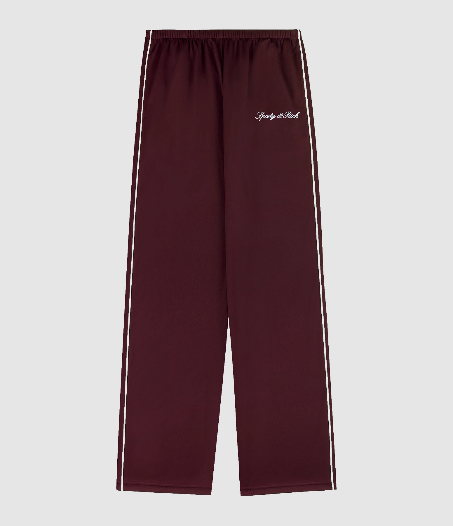 Jogging Signature Logo Retro Bordeaux White