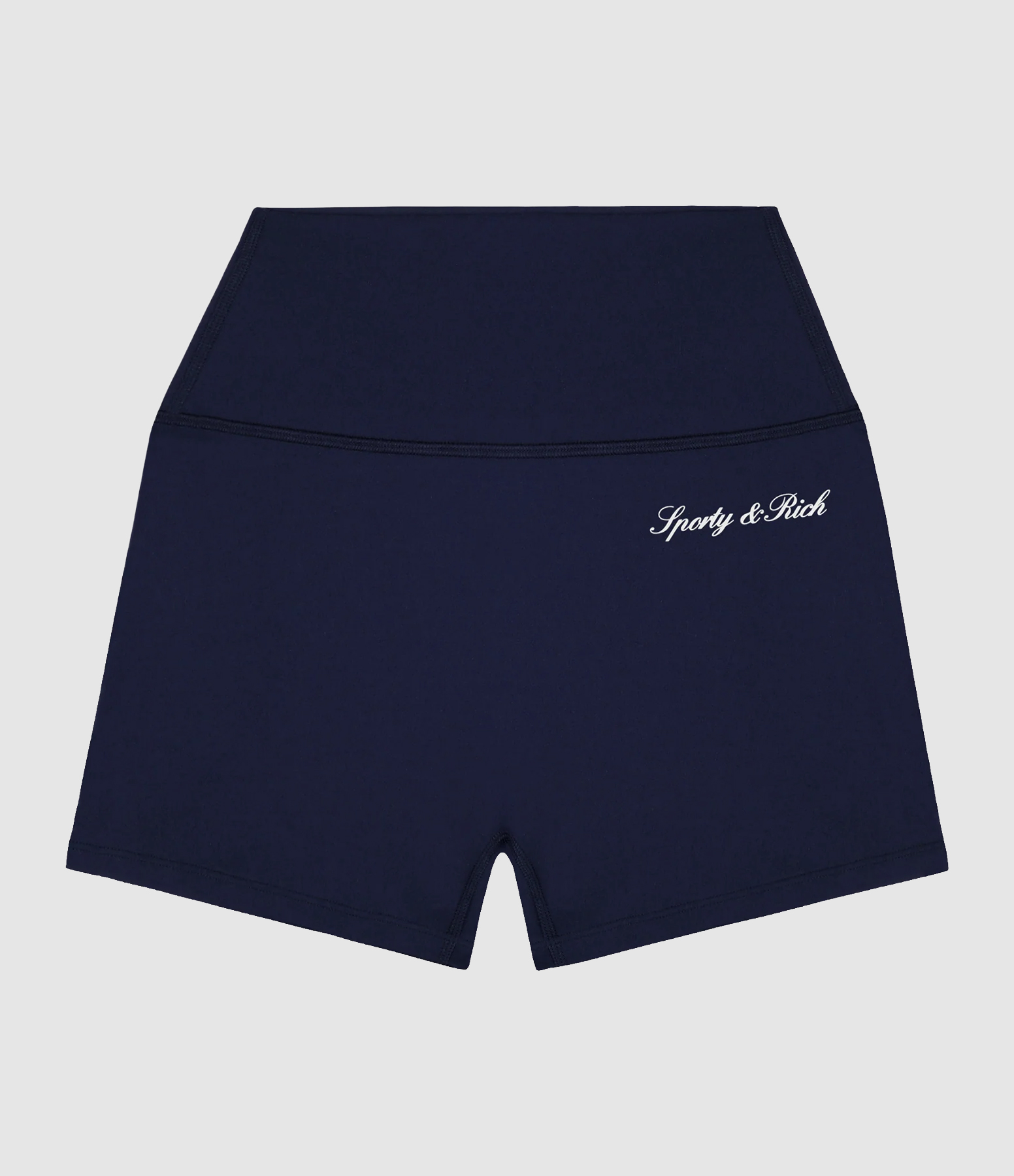 Short Signature Logo Mini Biker Dark Navy