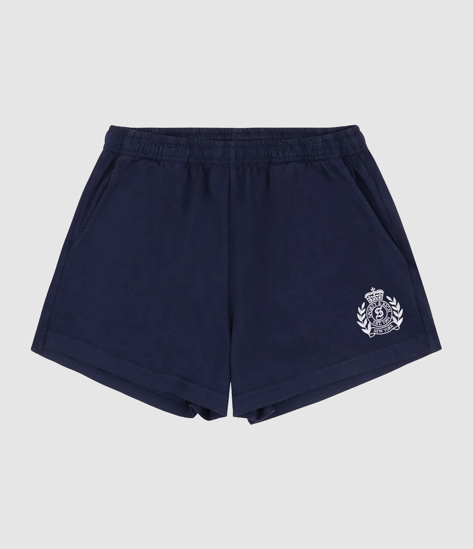Short Ny Crest Embroidered Disco Dark Navy