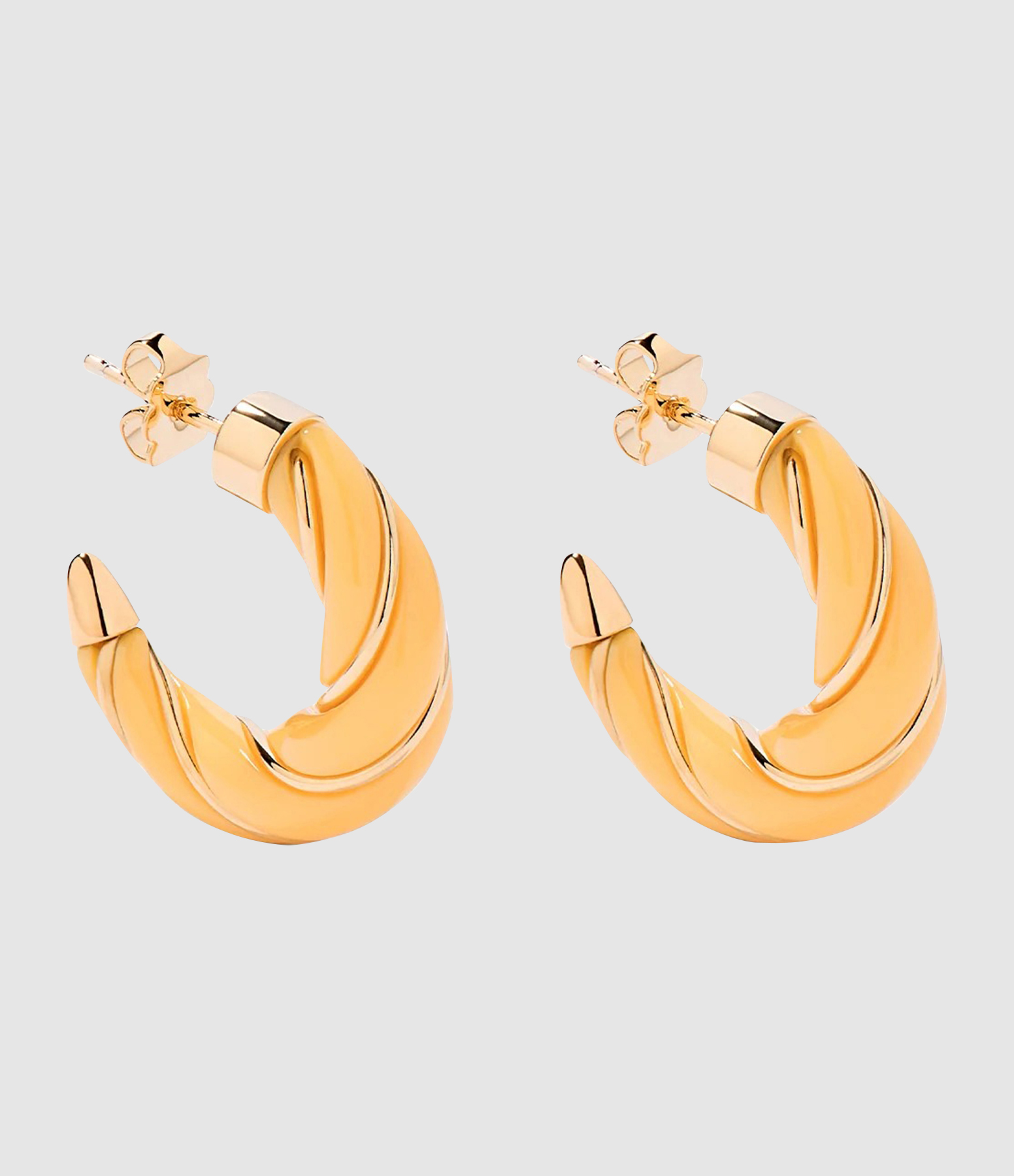 Boucles d'oreilles Diana Jaune