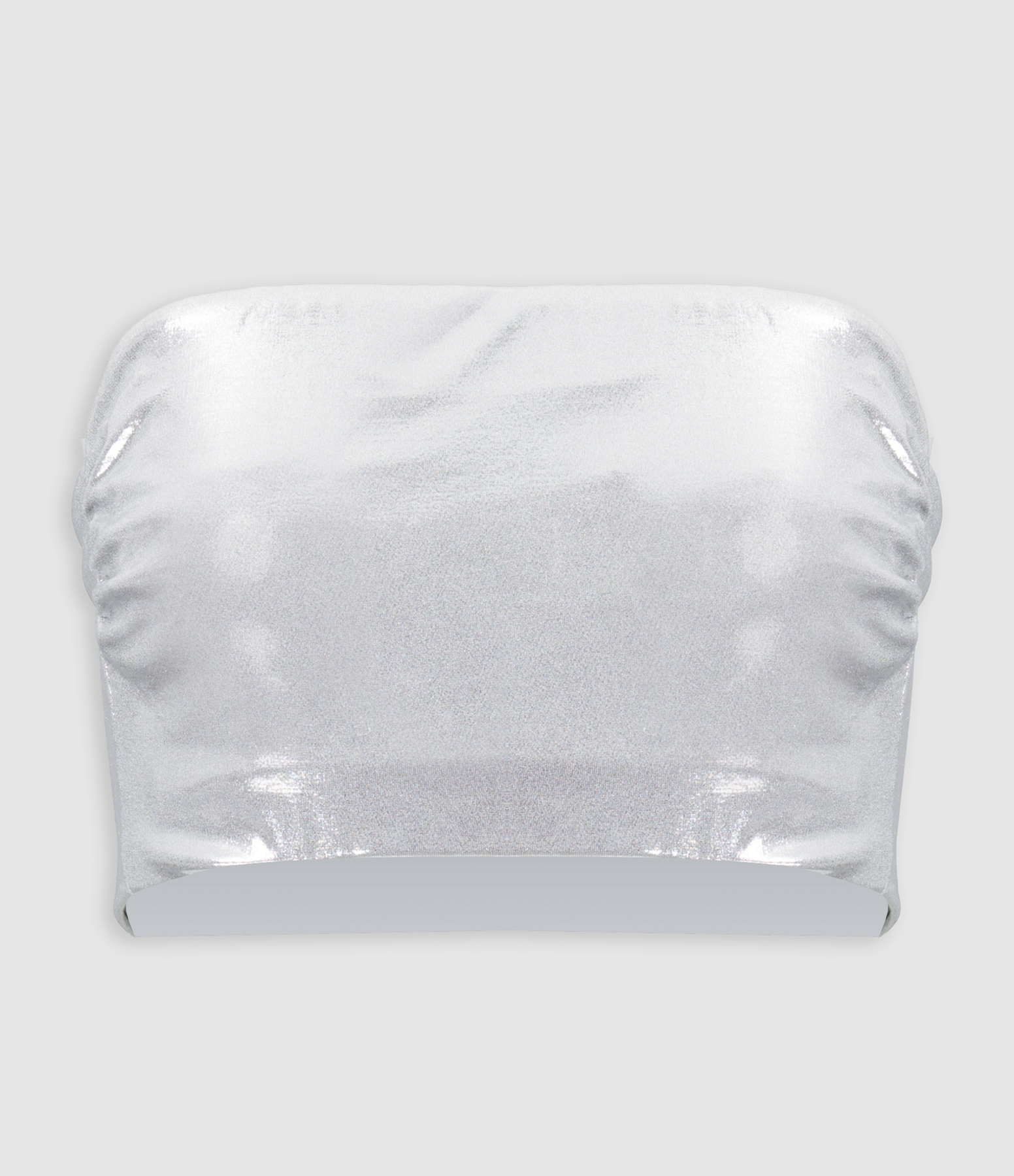 Top Strapless Silver