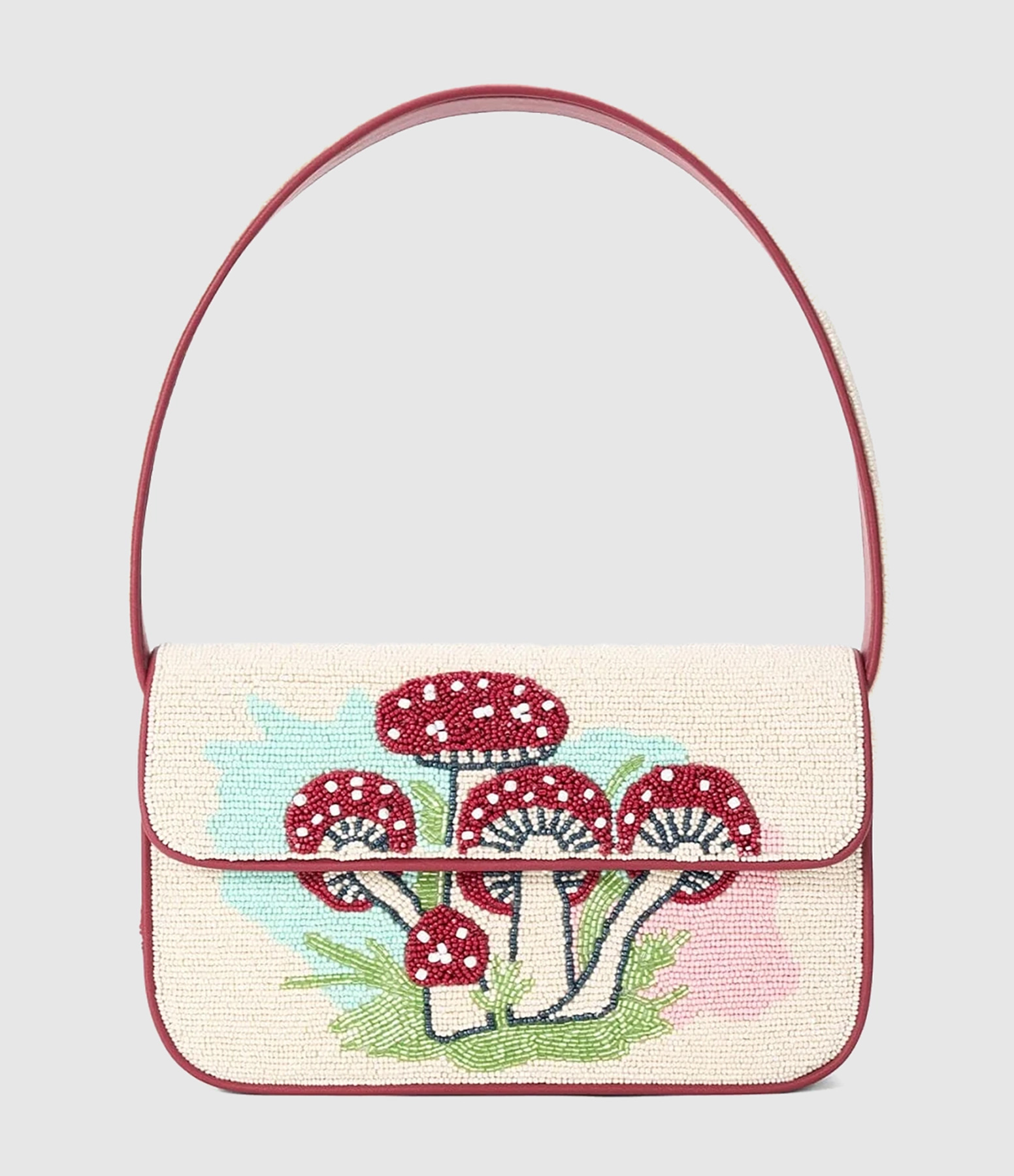 Sac Tommy Beaded Bag Mushroom Tea