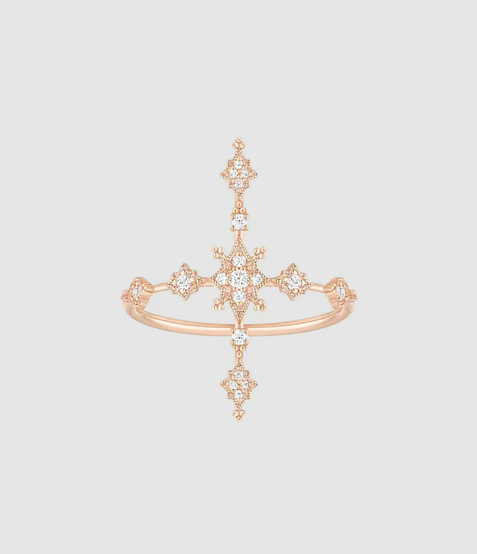 Bague Stella Or Rose Diamants