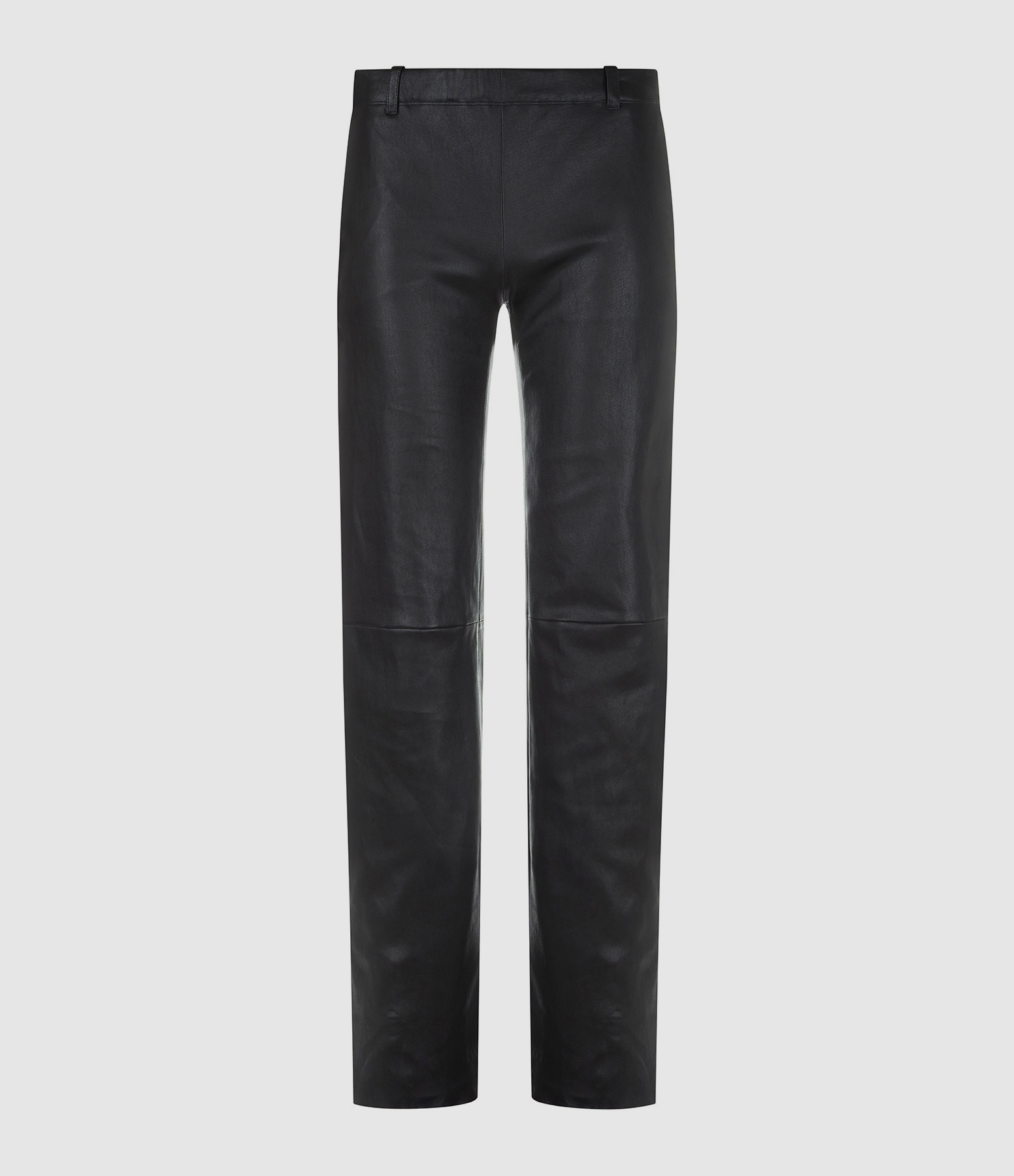 Pantalon Oswald Agneau Plongé Light Noir