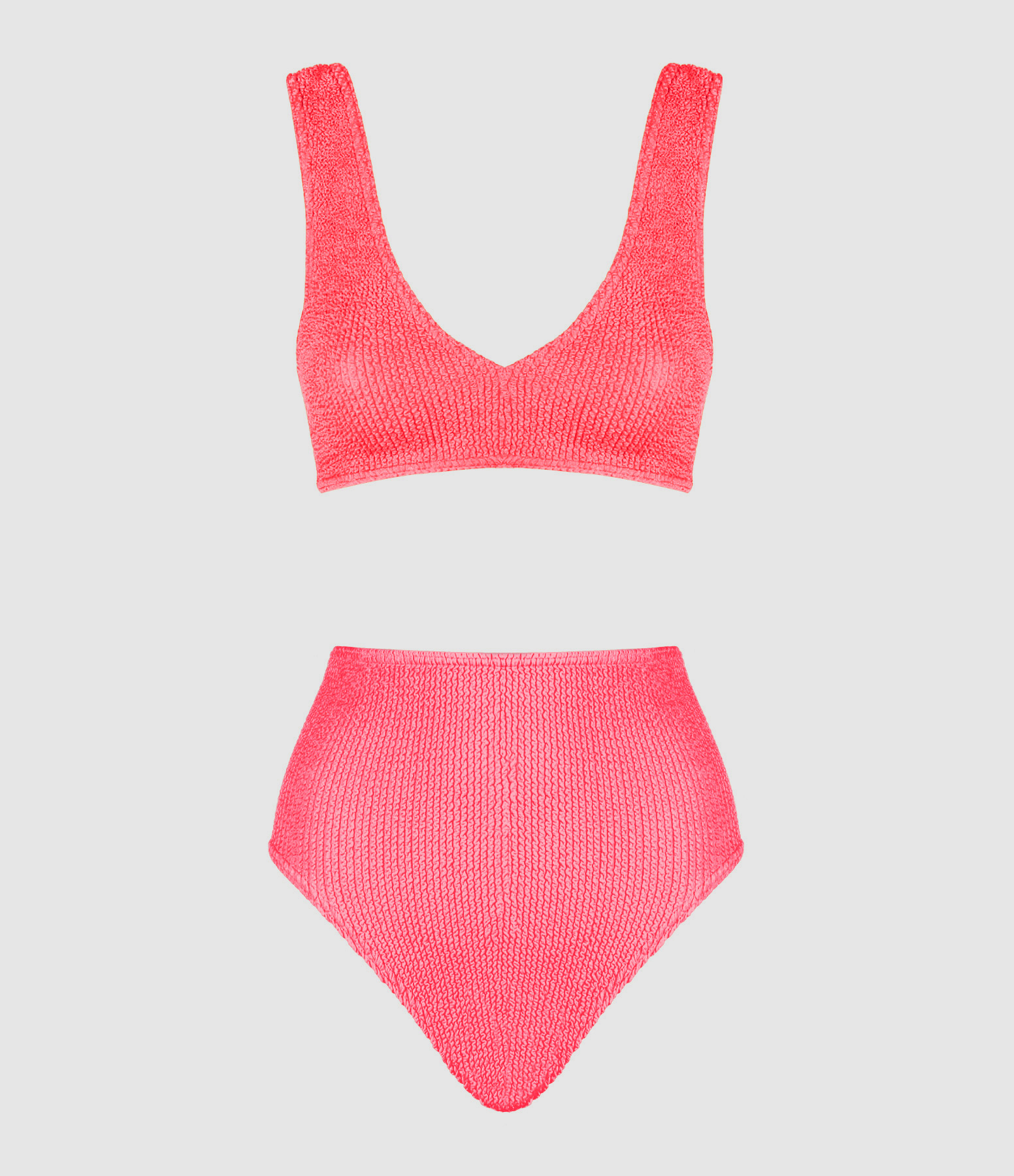 Maillot de Bain Bikini Adele Fraise Fluo