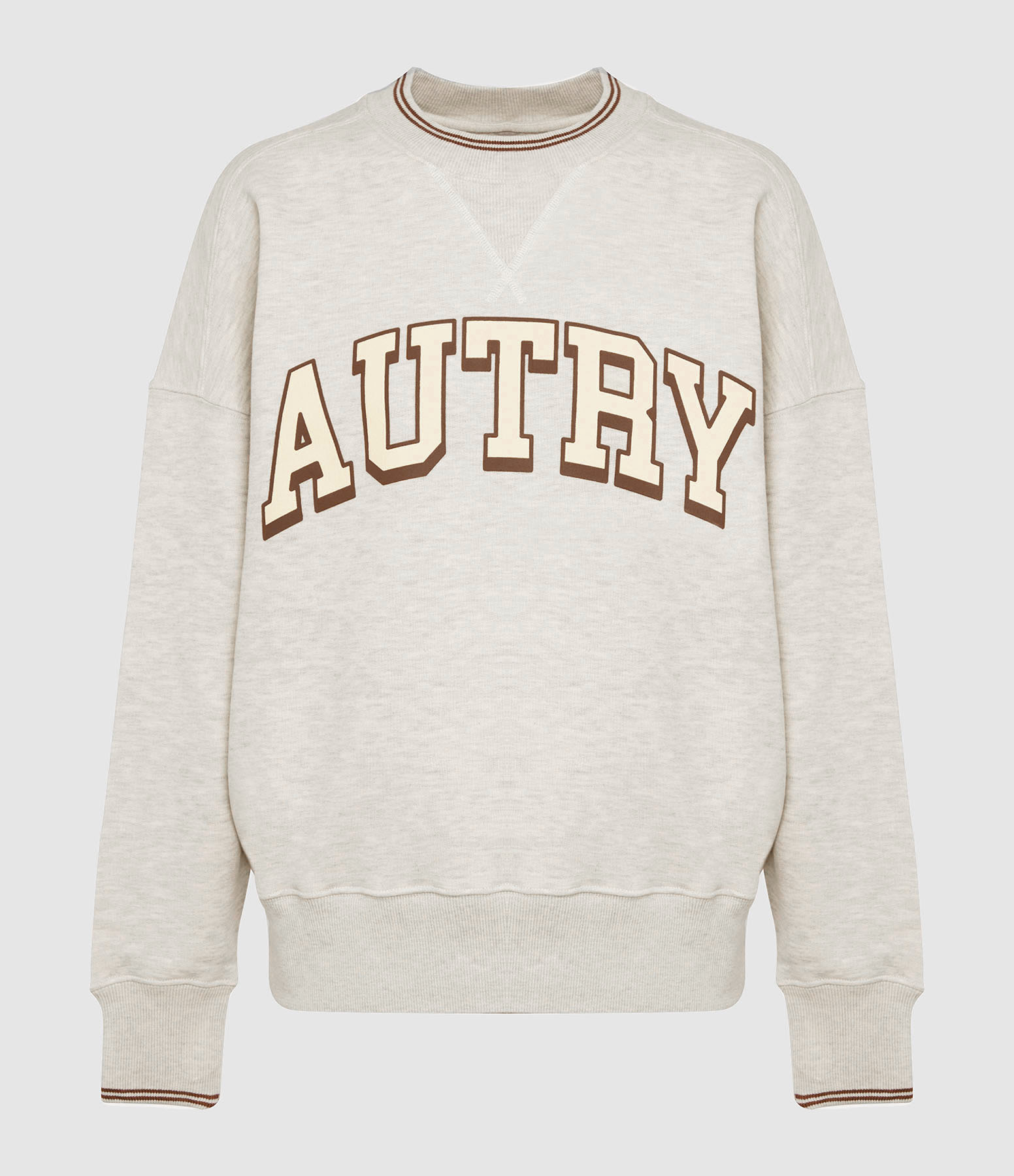 Sweatshirt Heavy Jers Wh/Choc