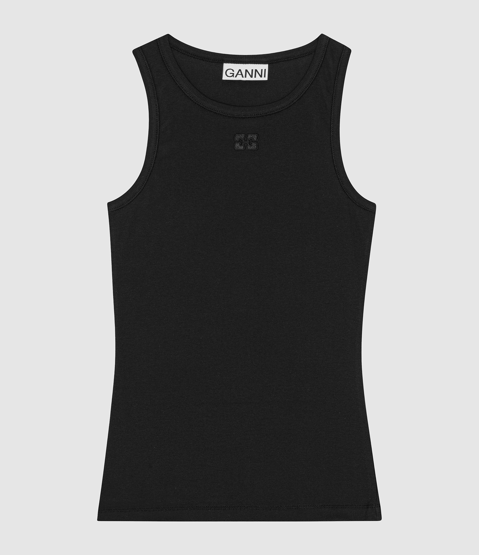 Débardeur Soft Cotton Rib Black