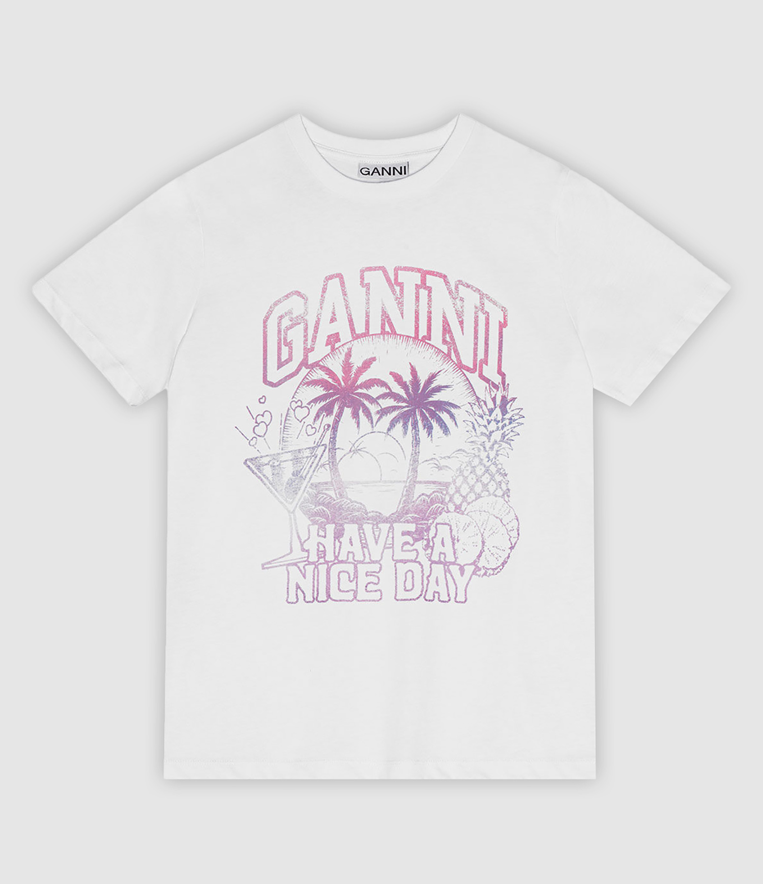 Tee-shirt Basic Jersey Coctail Relaxed Bright Whit