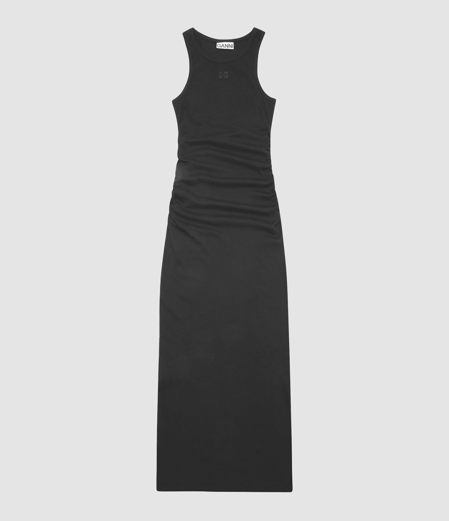 Robe Longue Soft Cotton Rib Tank  Black