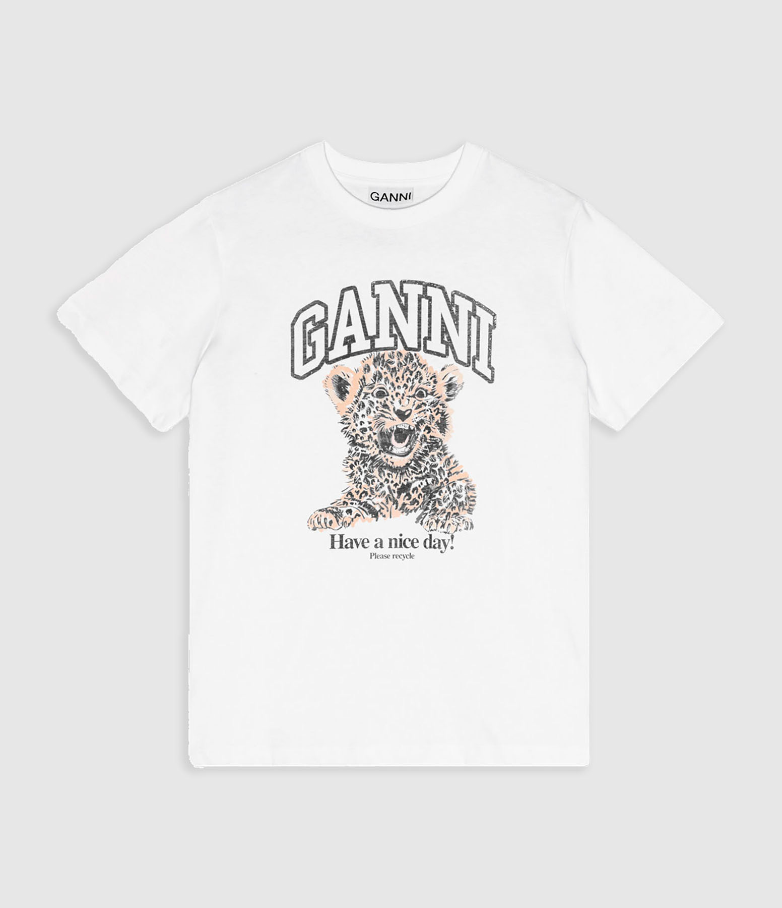 Tee-shirt Basic Jersey Leopard Relaxed Leo