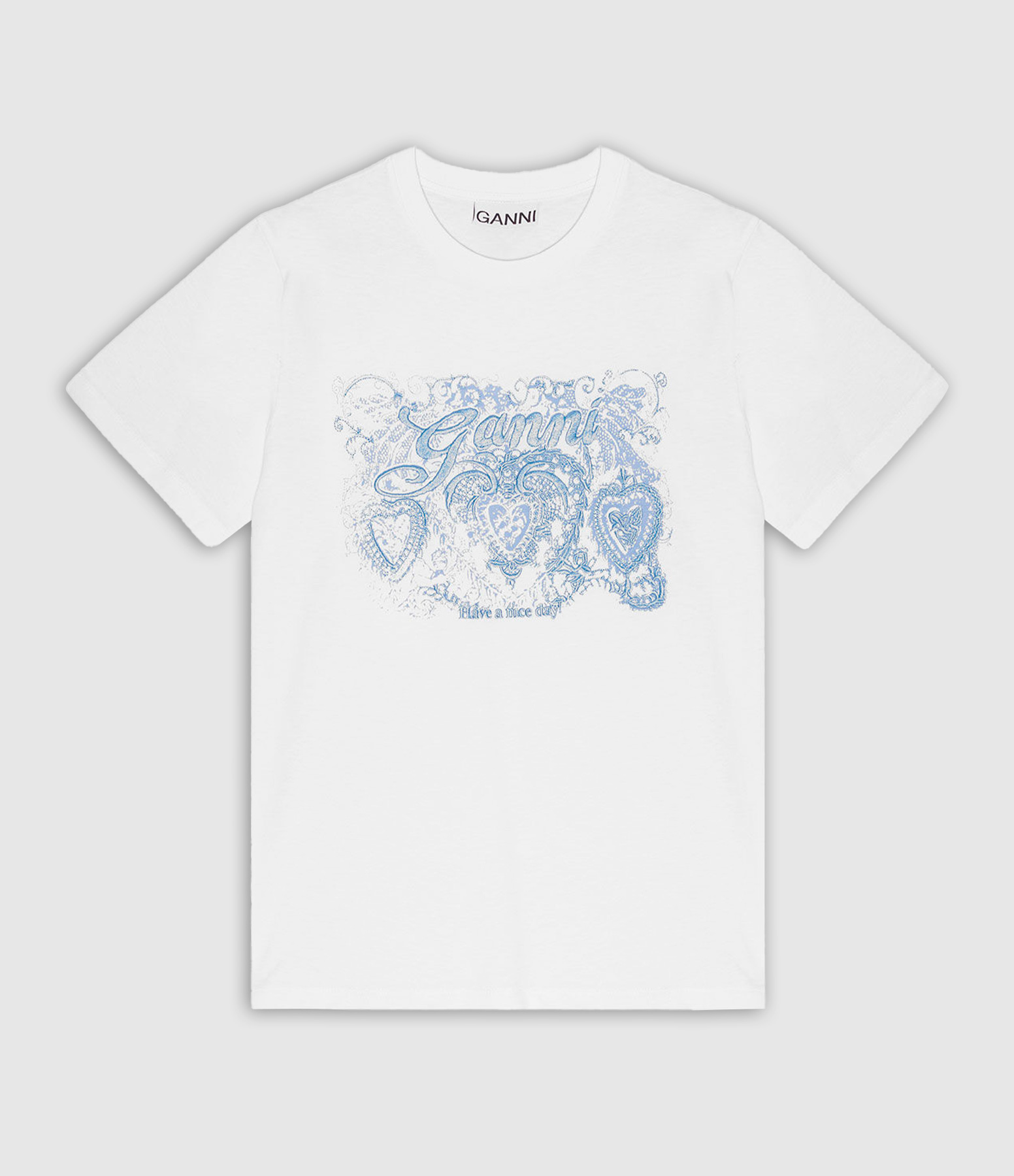 Tee-shirt Basic Tattoo Lace Bright White