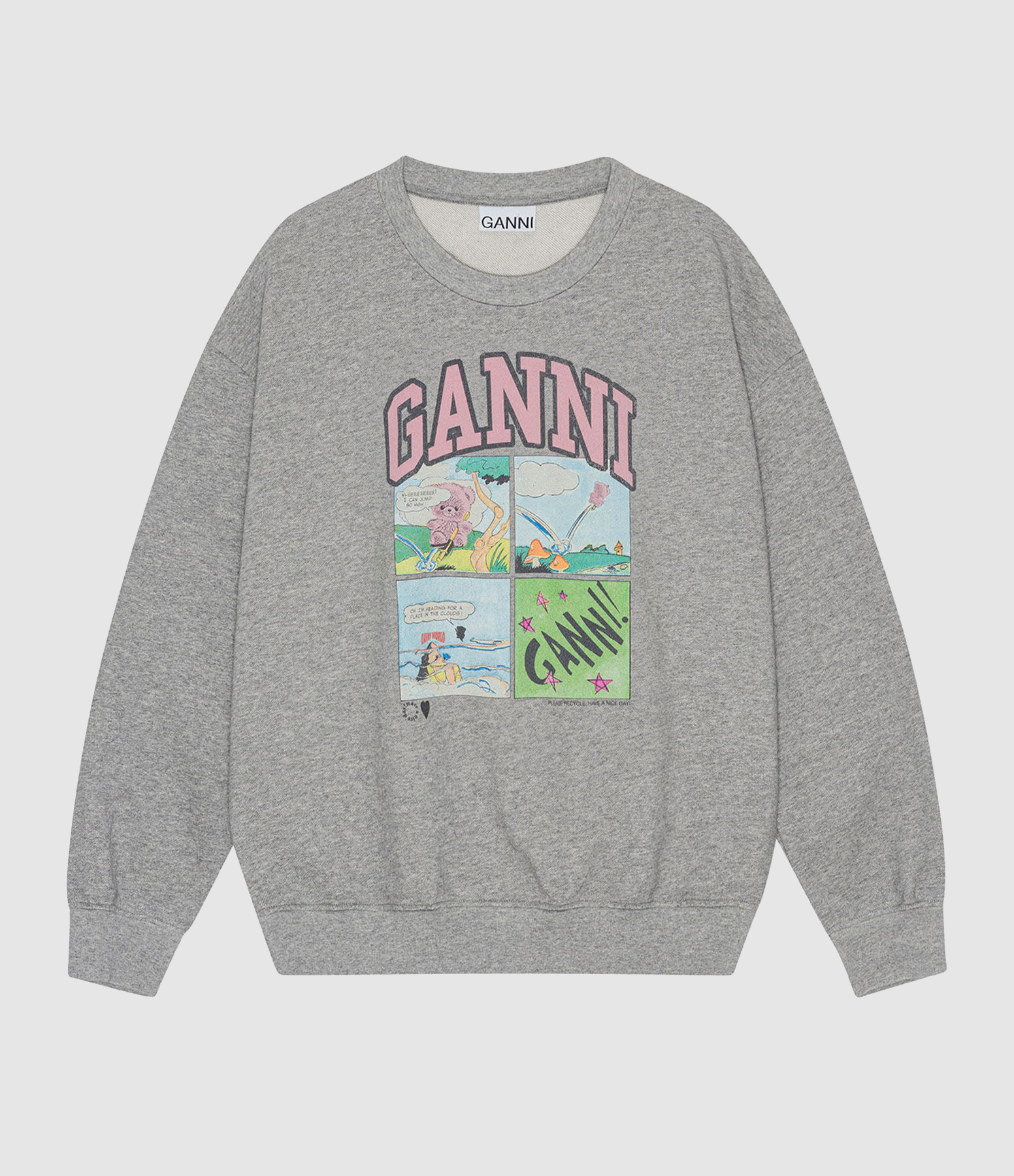 Sweatshirt Isoli Bd Oversized Paloma Melange, Capsule Jersey