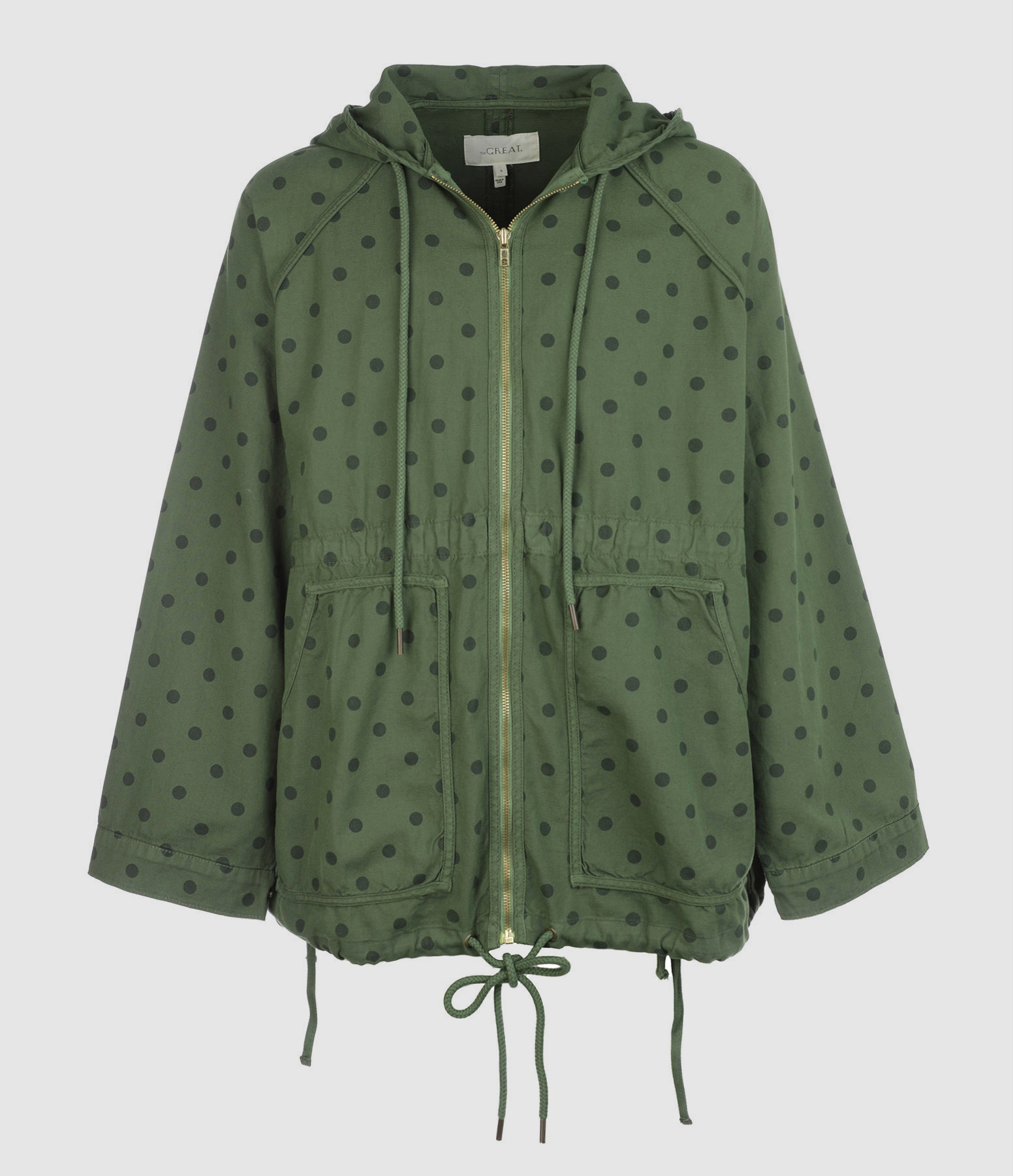 Veste The Long Polka Coton Vert Army