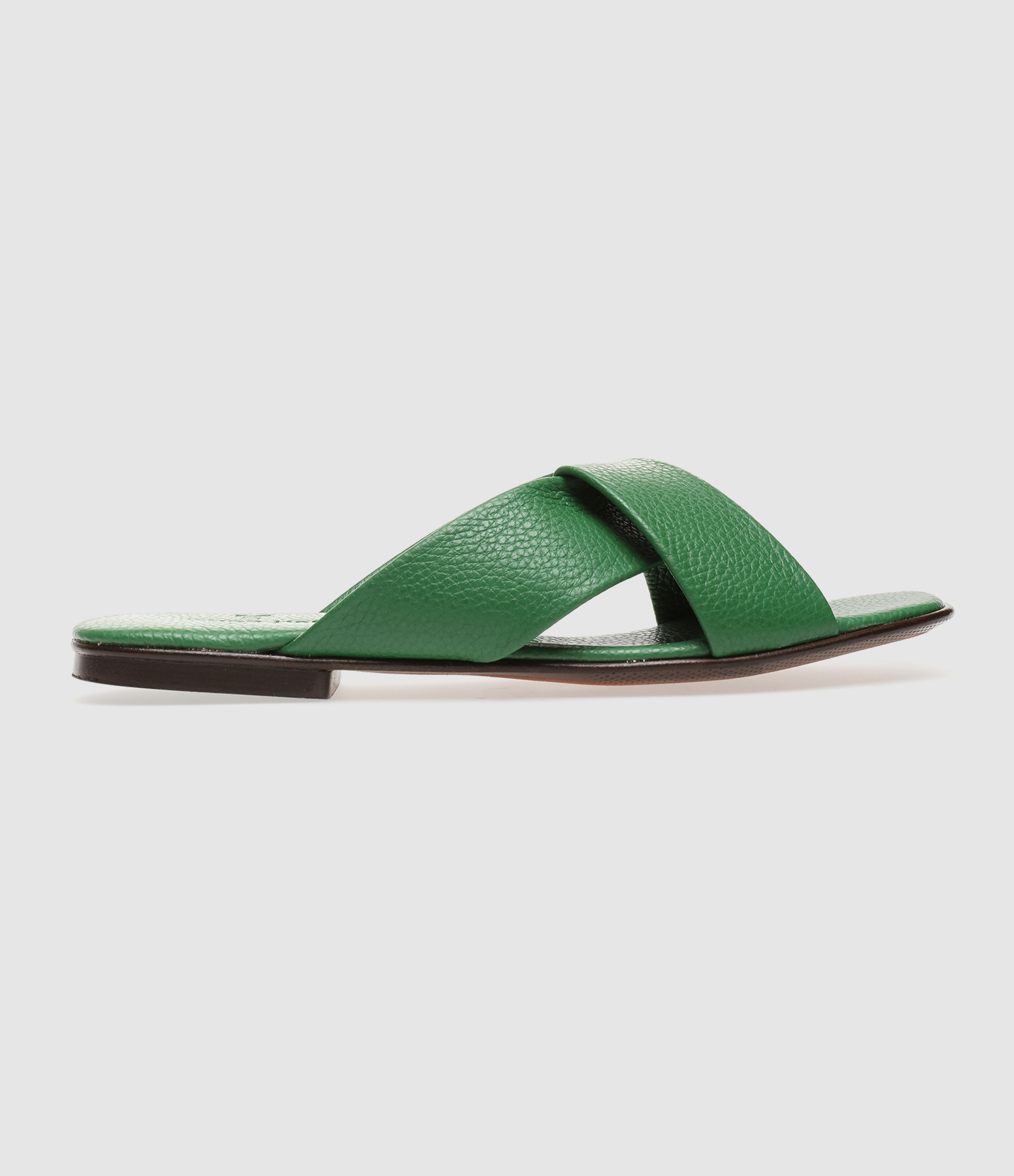 Sandales Appula Cuir Vert
