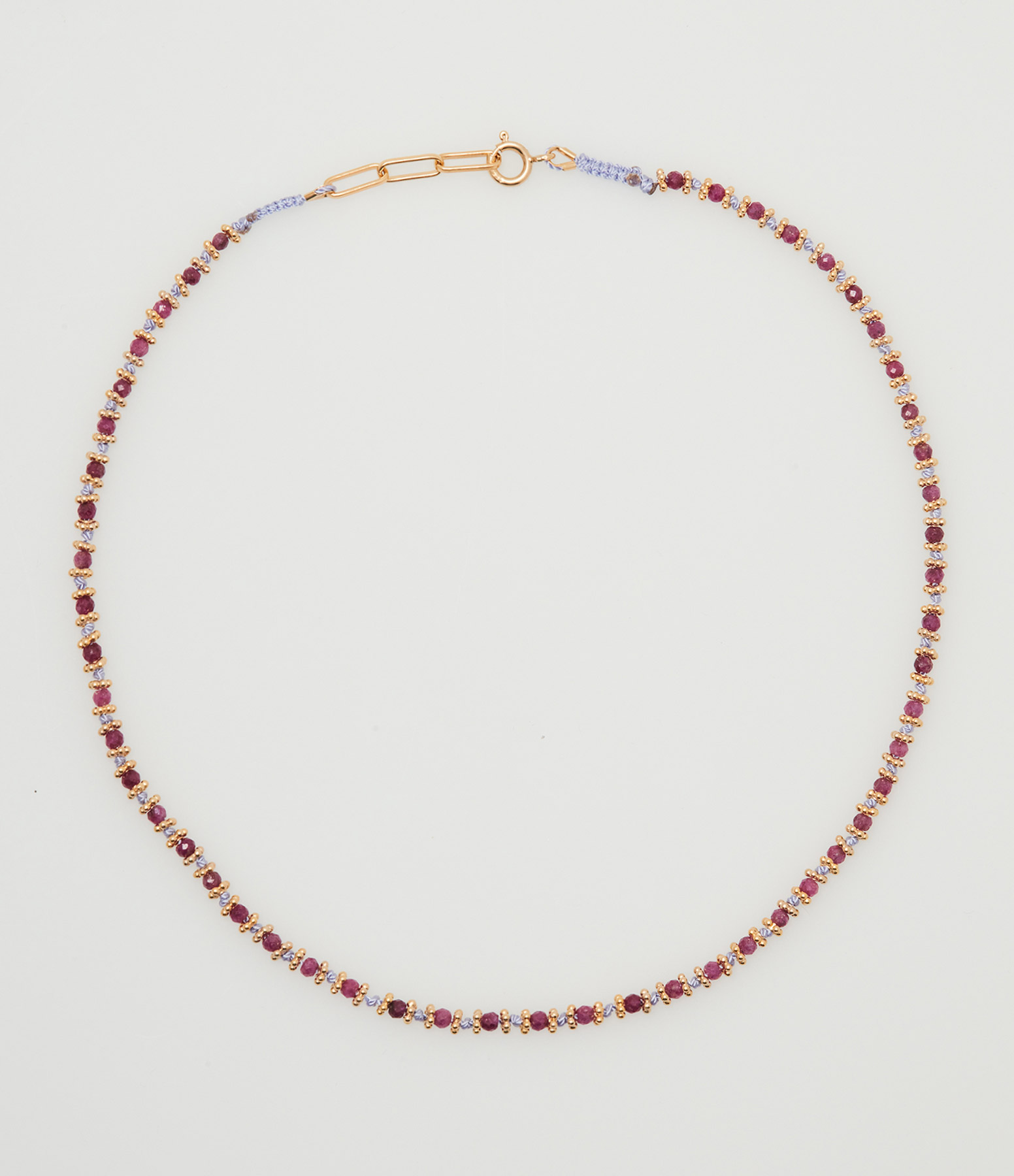 Collier Kamala Rubis Rose