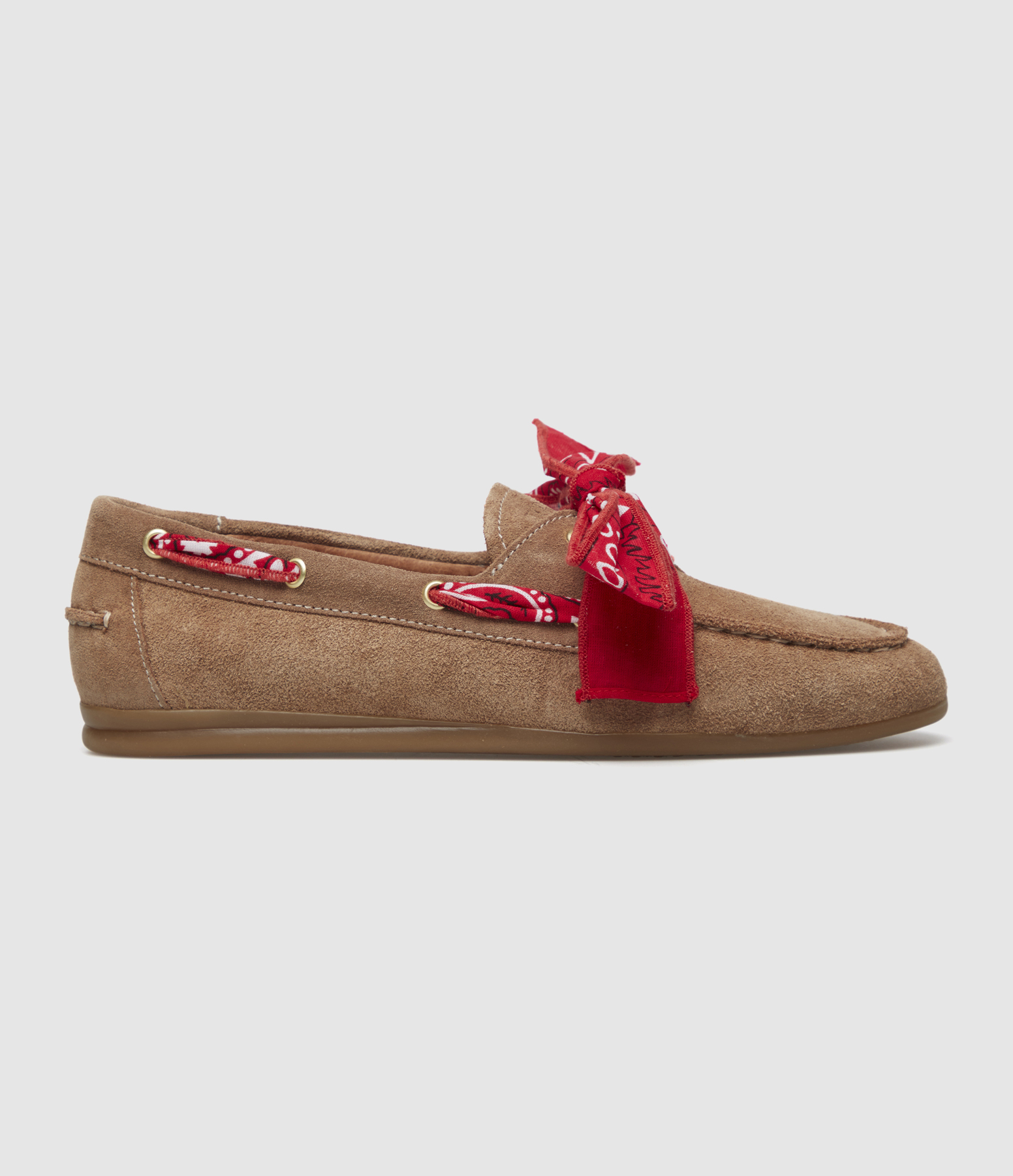 Mocassins Tl-Nahua Bandana Cuoio-Ap Rojo