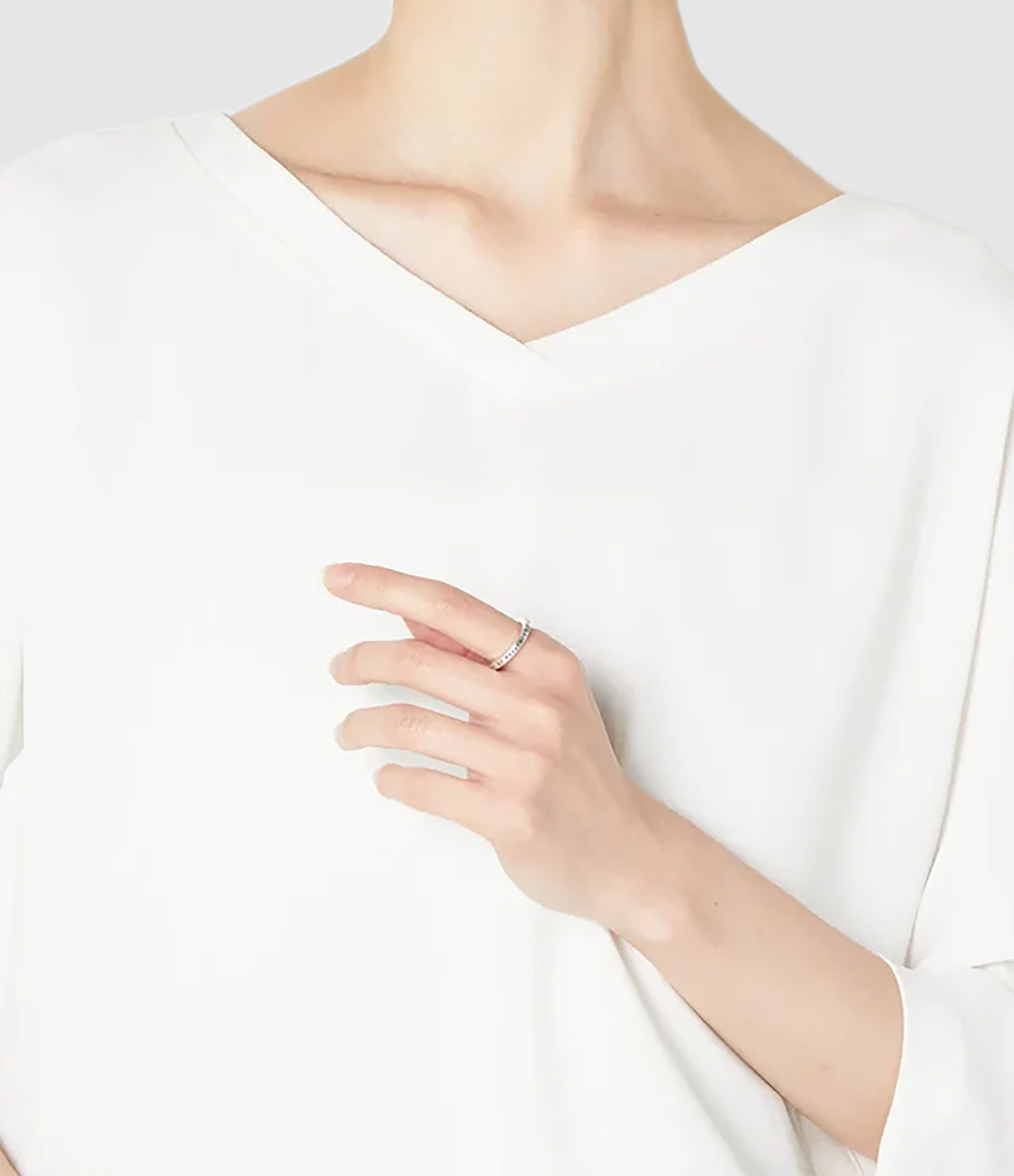 Bague Anneau S'asseoir Argent