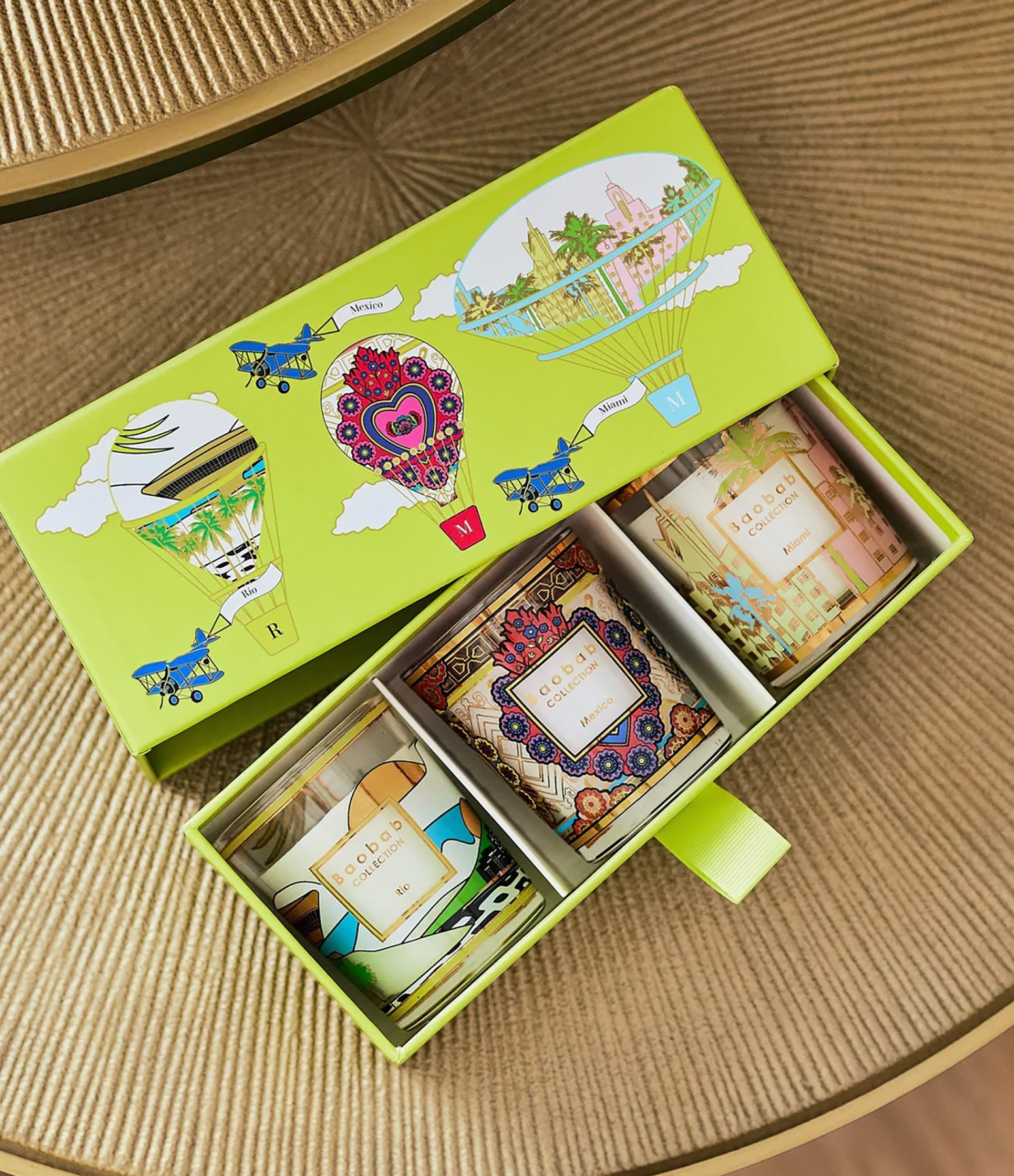 Trio Travel Candles My First Baobab Rio-Mexico-Miami