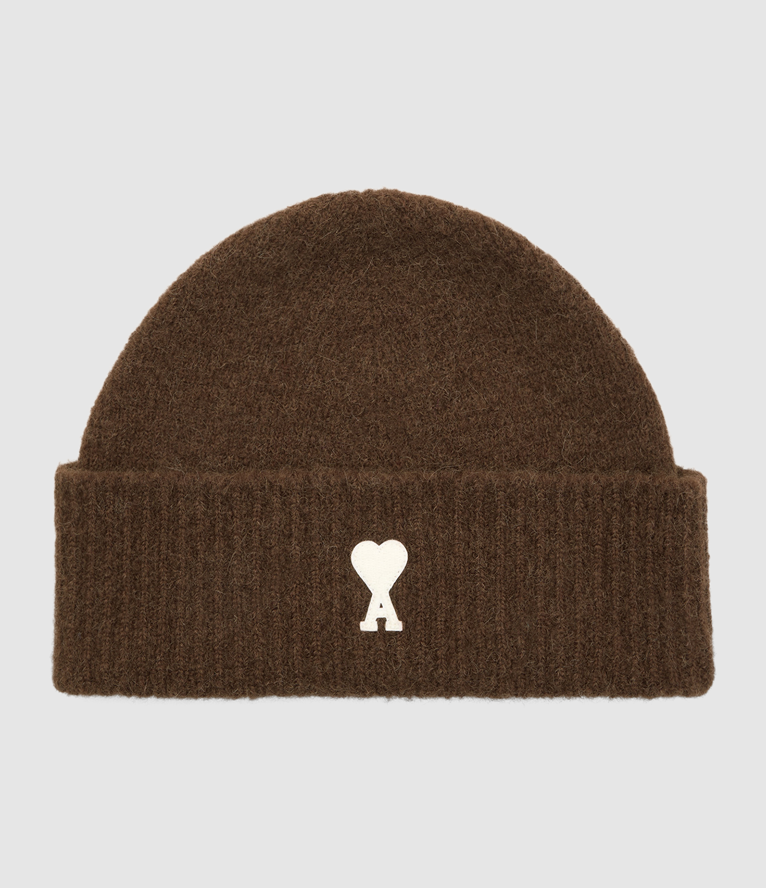 Bonnet Ami De Coeur Marron Chocolat Ecru