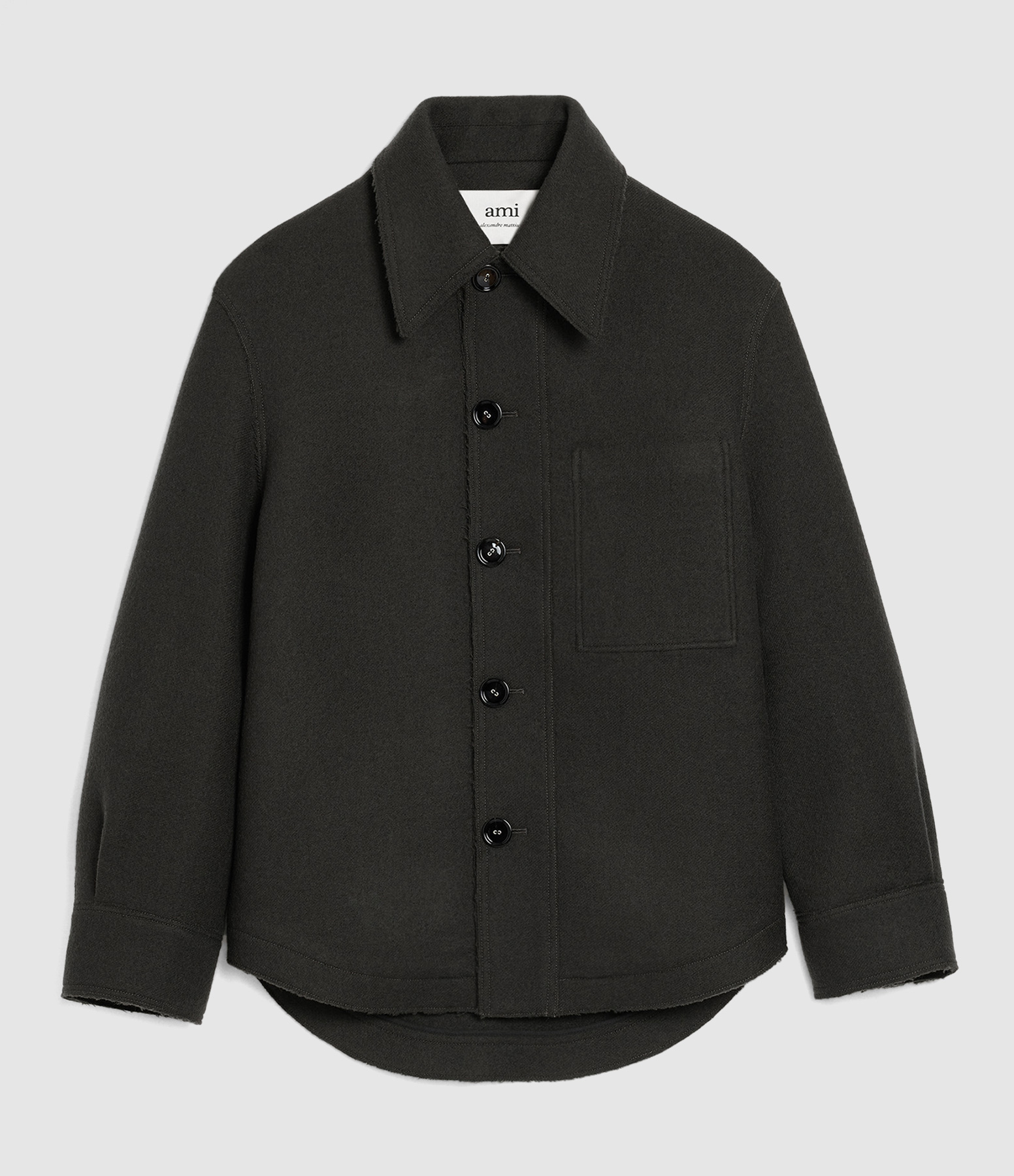 Veste Boutonnée Anthracite