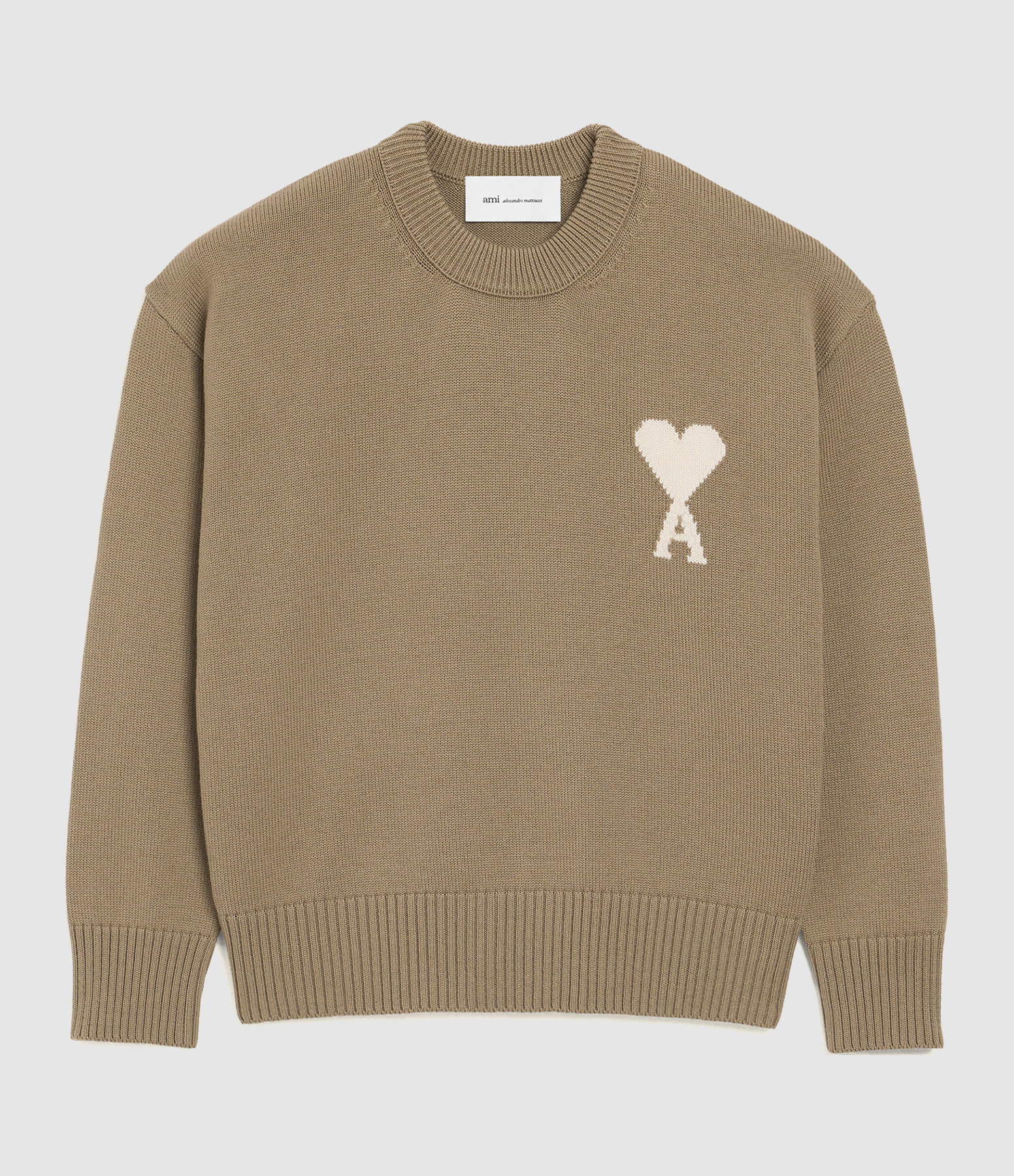 Pull Ami De Coeur Beige Taupe Ecru
