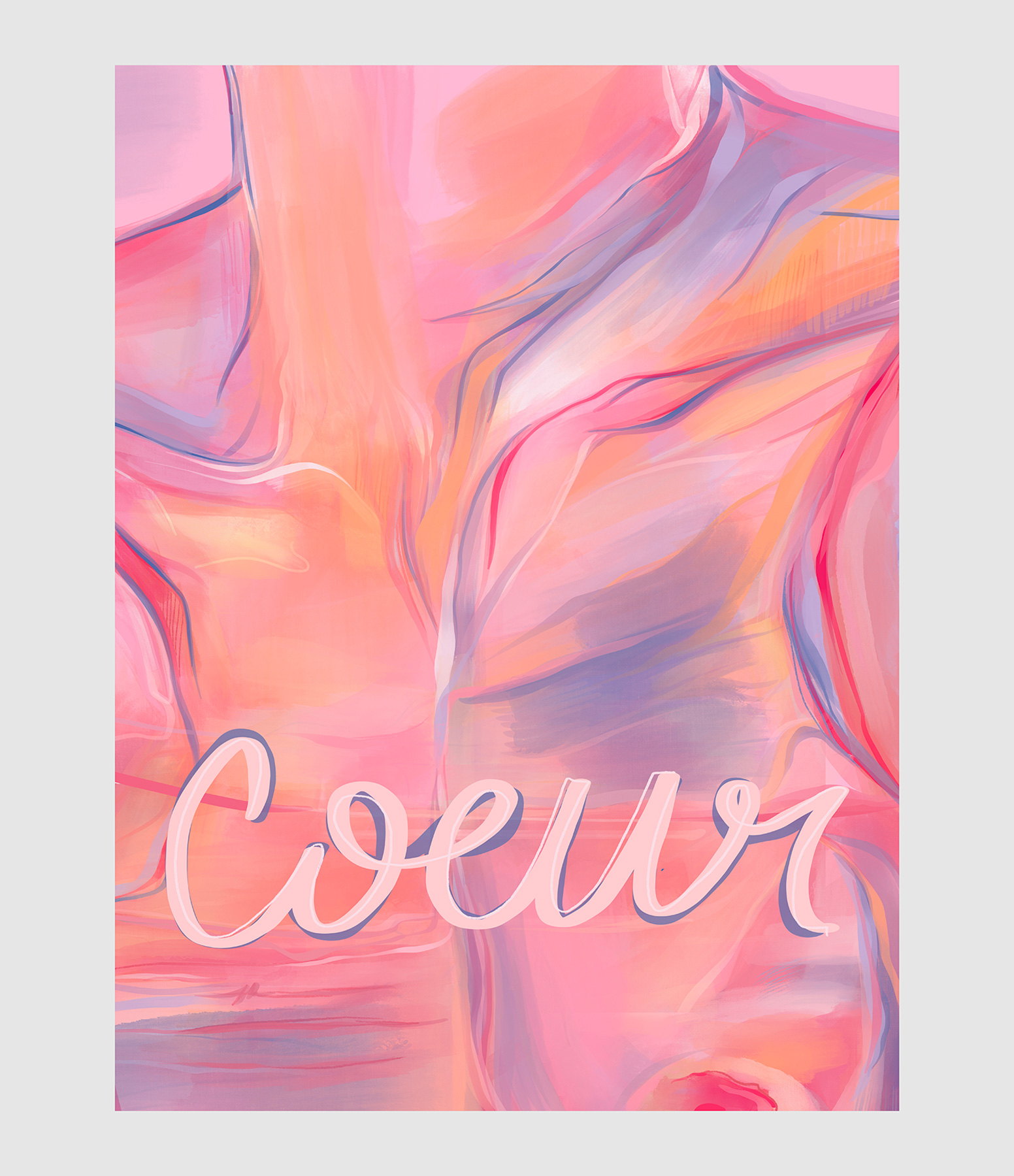 Affiche Cœur Lulli x Barka, Octobre Rose