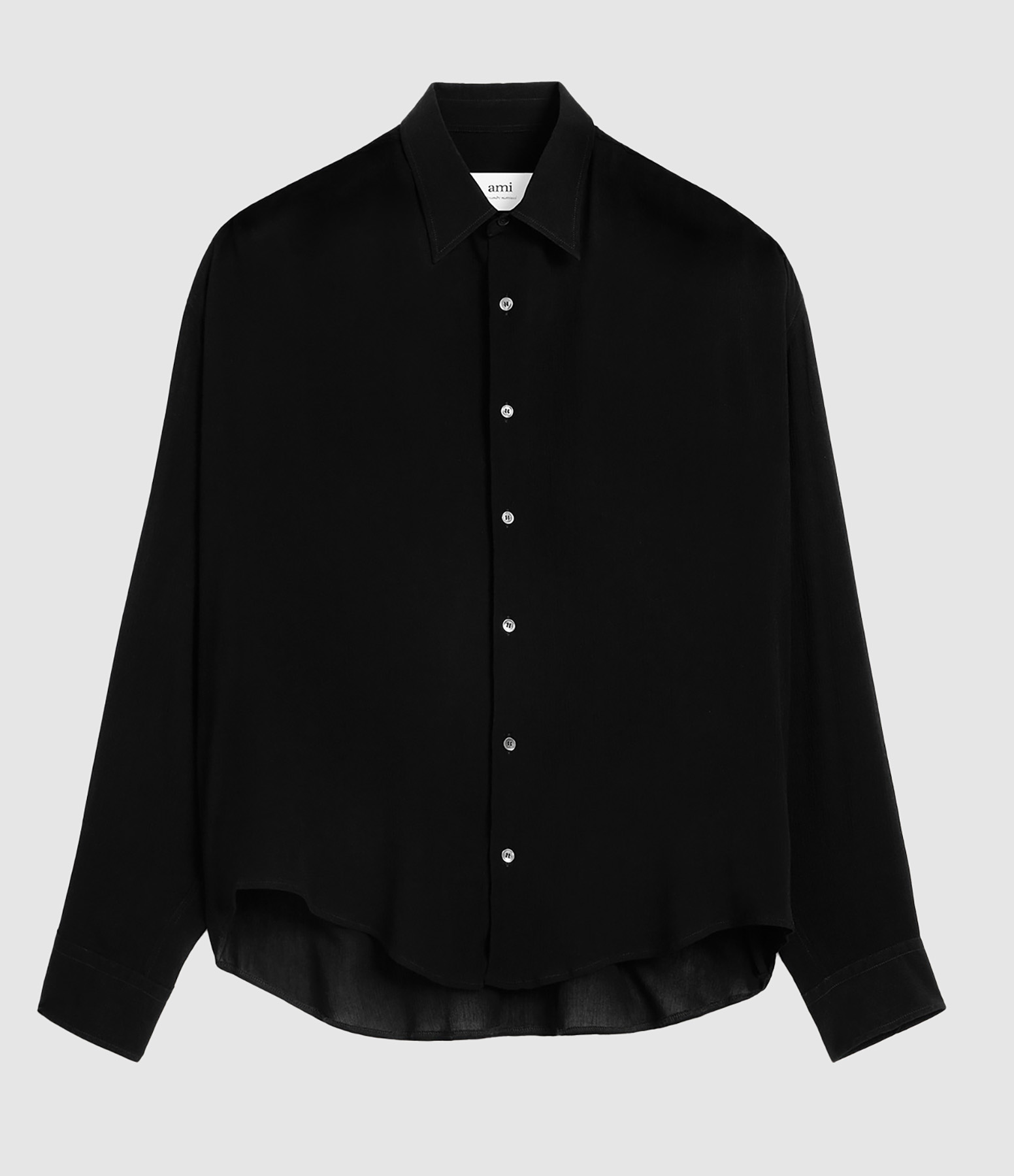 Chemise Boxy Fit Noir