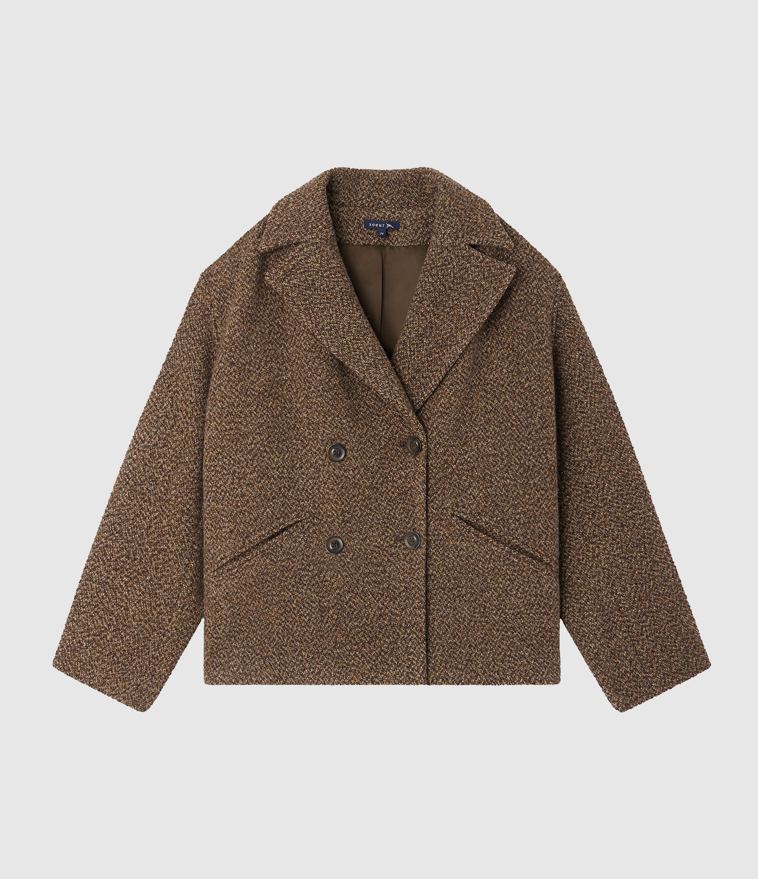 Manteau Constant Beige Noisette