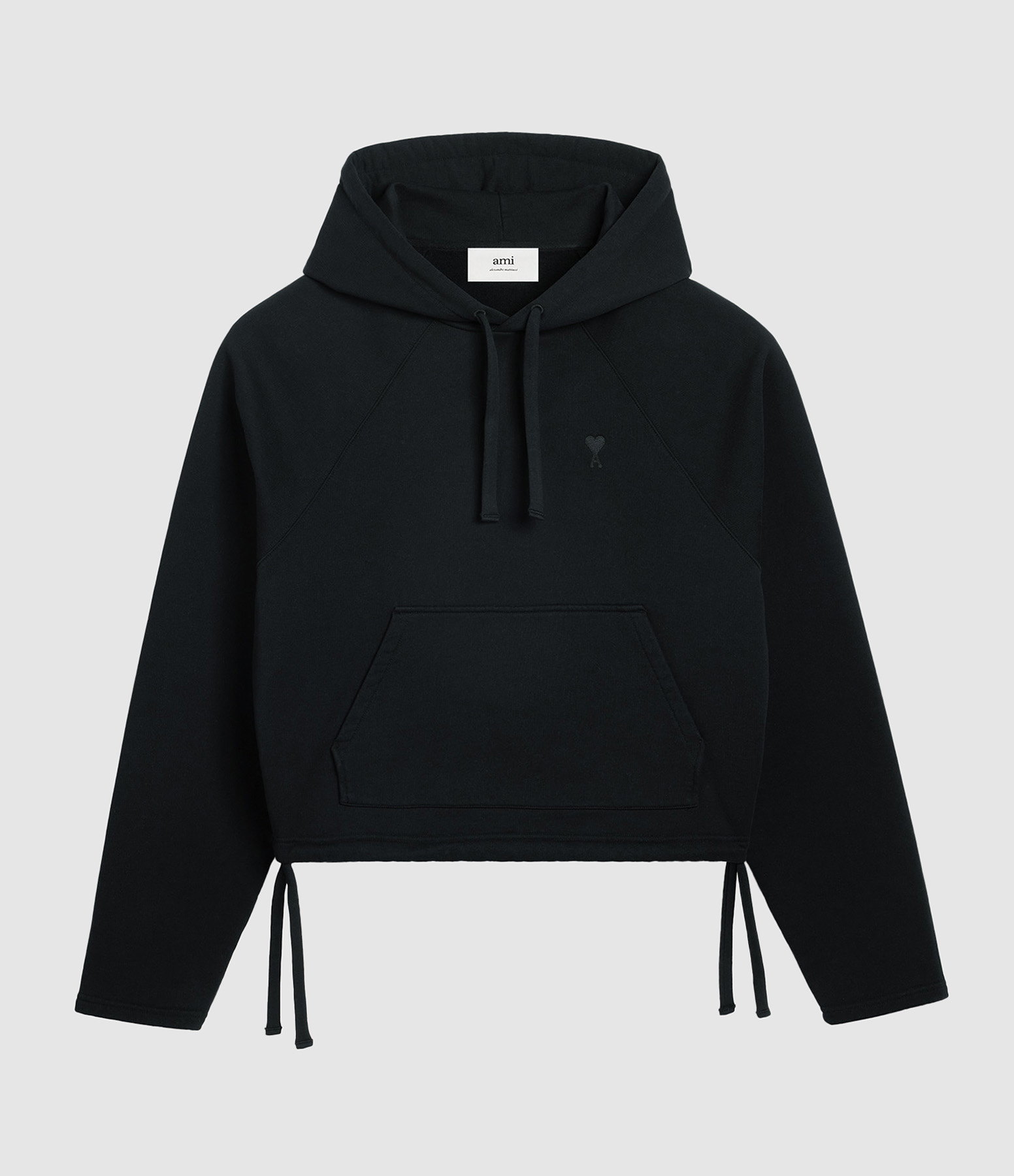 Sweatshirt Unisexe Ami de Cœur Noir