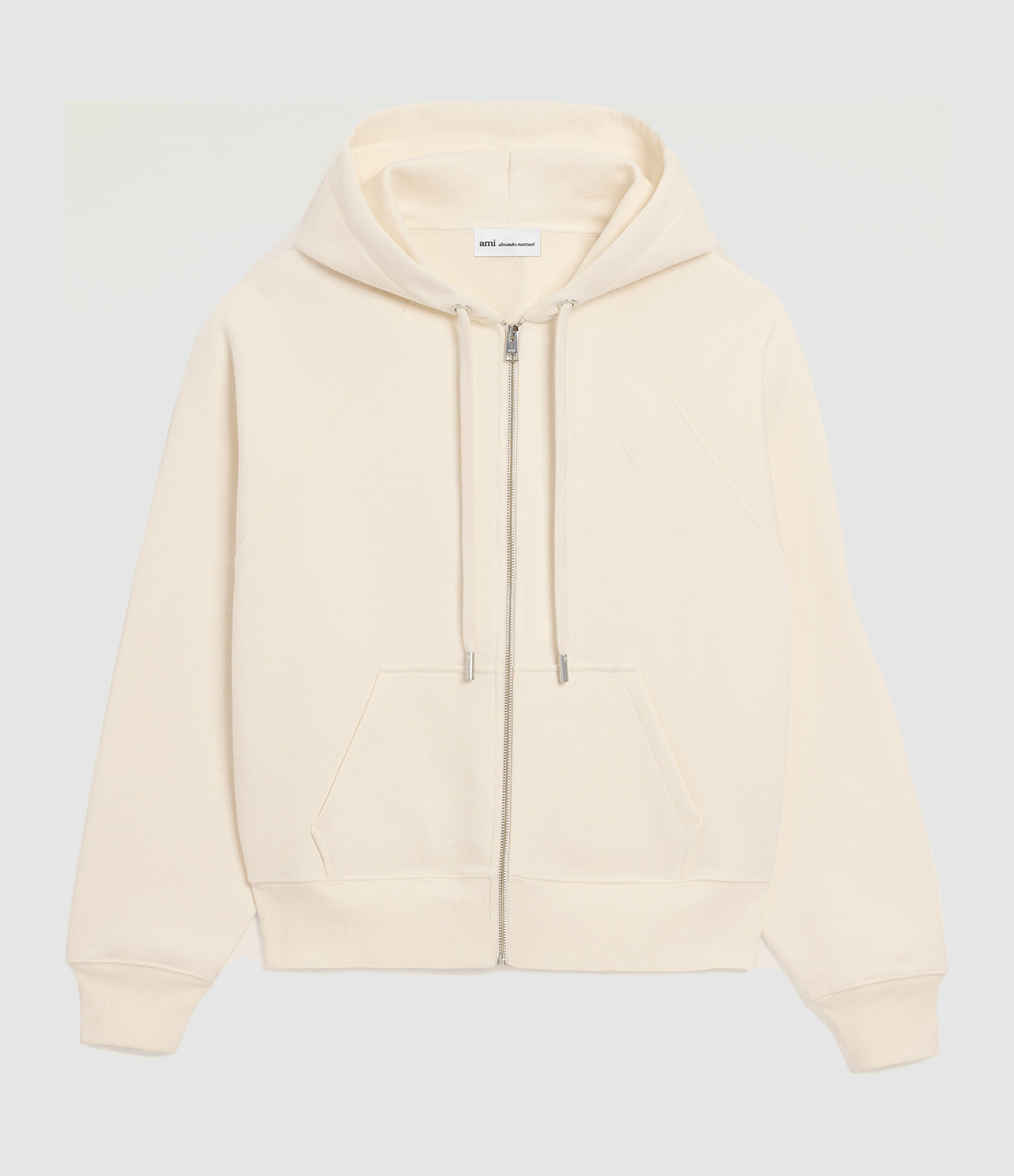 Sweatshirt Small Embossed Ami de Cœur Blanc Creme