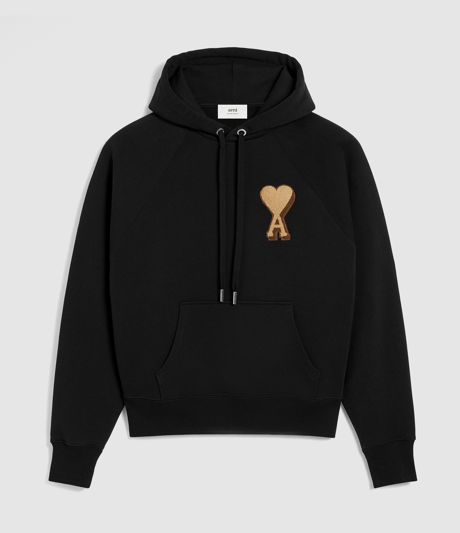 Hoodie With Adc Patch Noir
