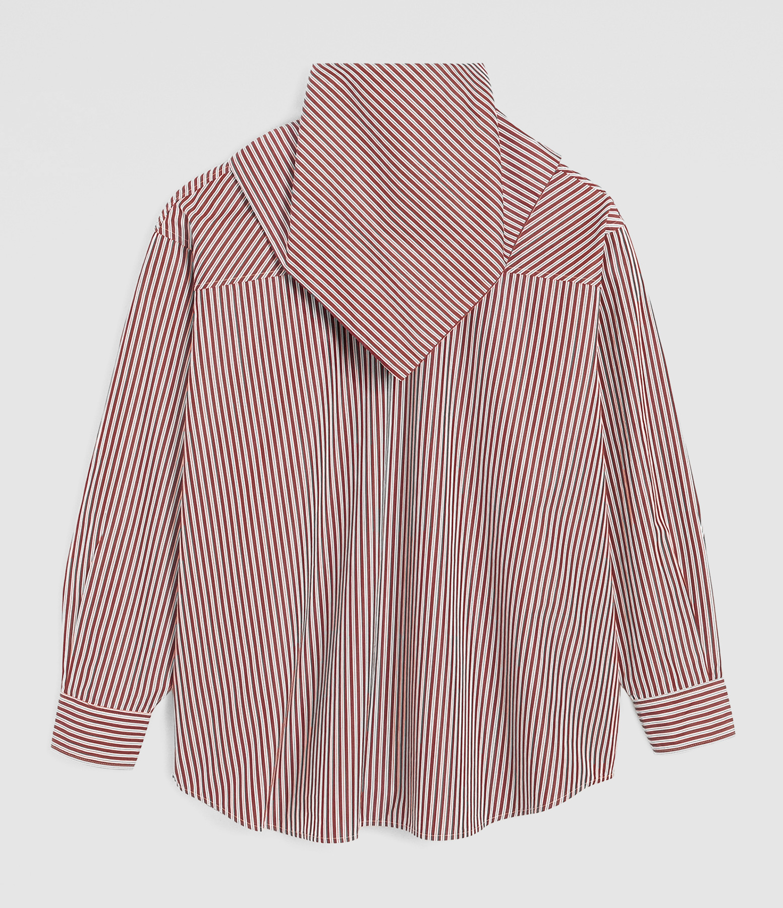 Blouse Bandana Manches Longues Cerise Blanc Noir
