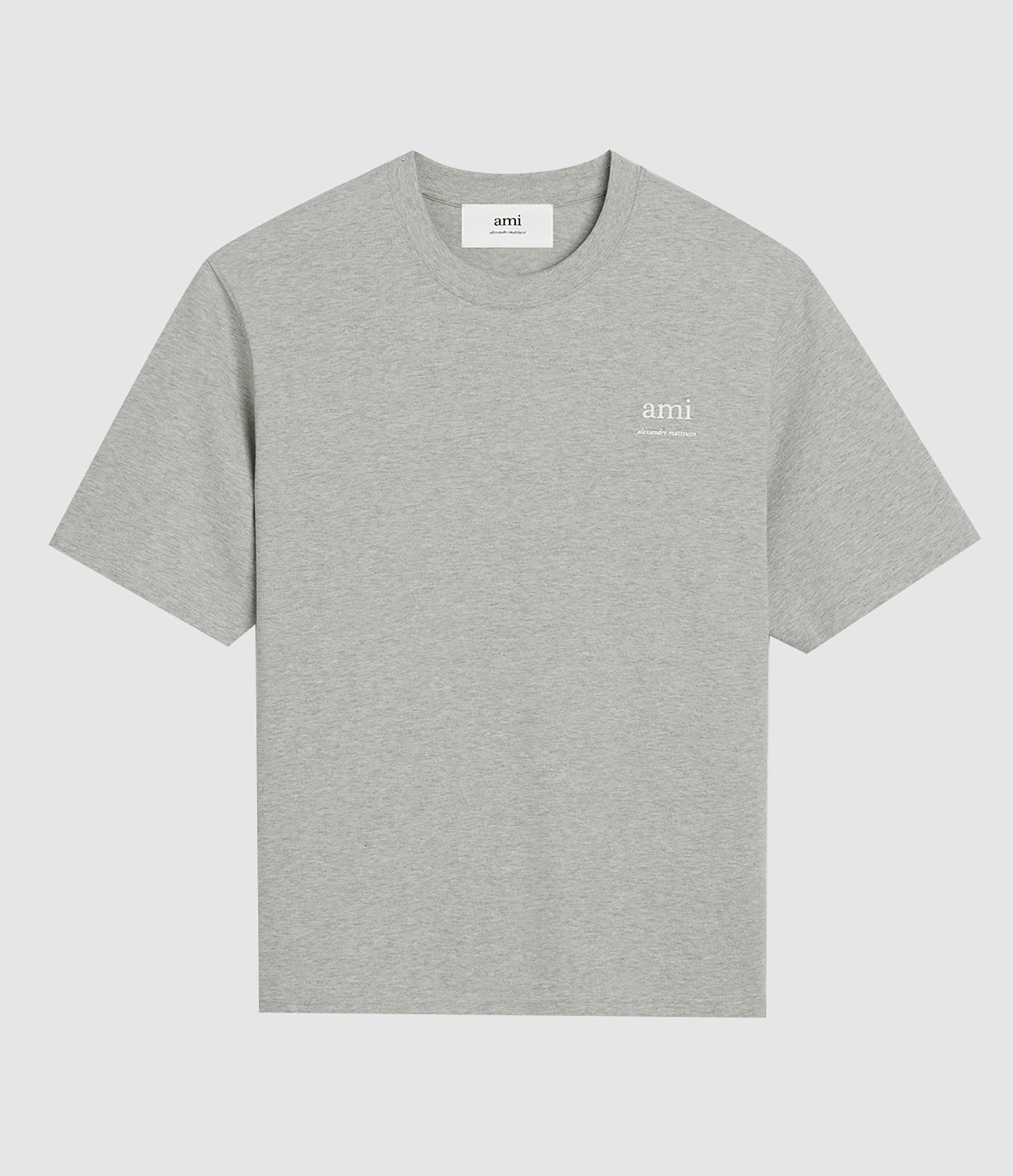 Tee-shirt Ami de Cœur Alexandre Mattiussi Gris Cendré