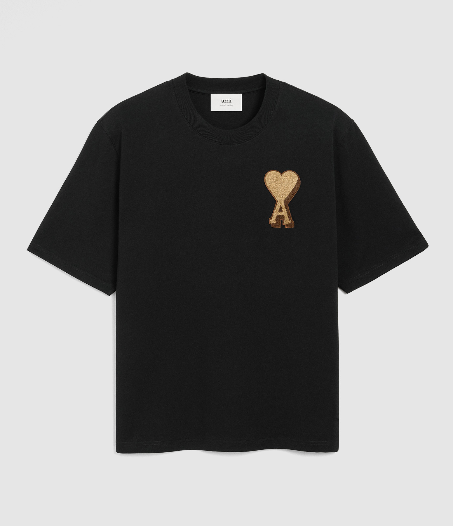 Teeshirt Patch Ami de Cœur Noir