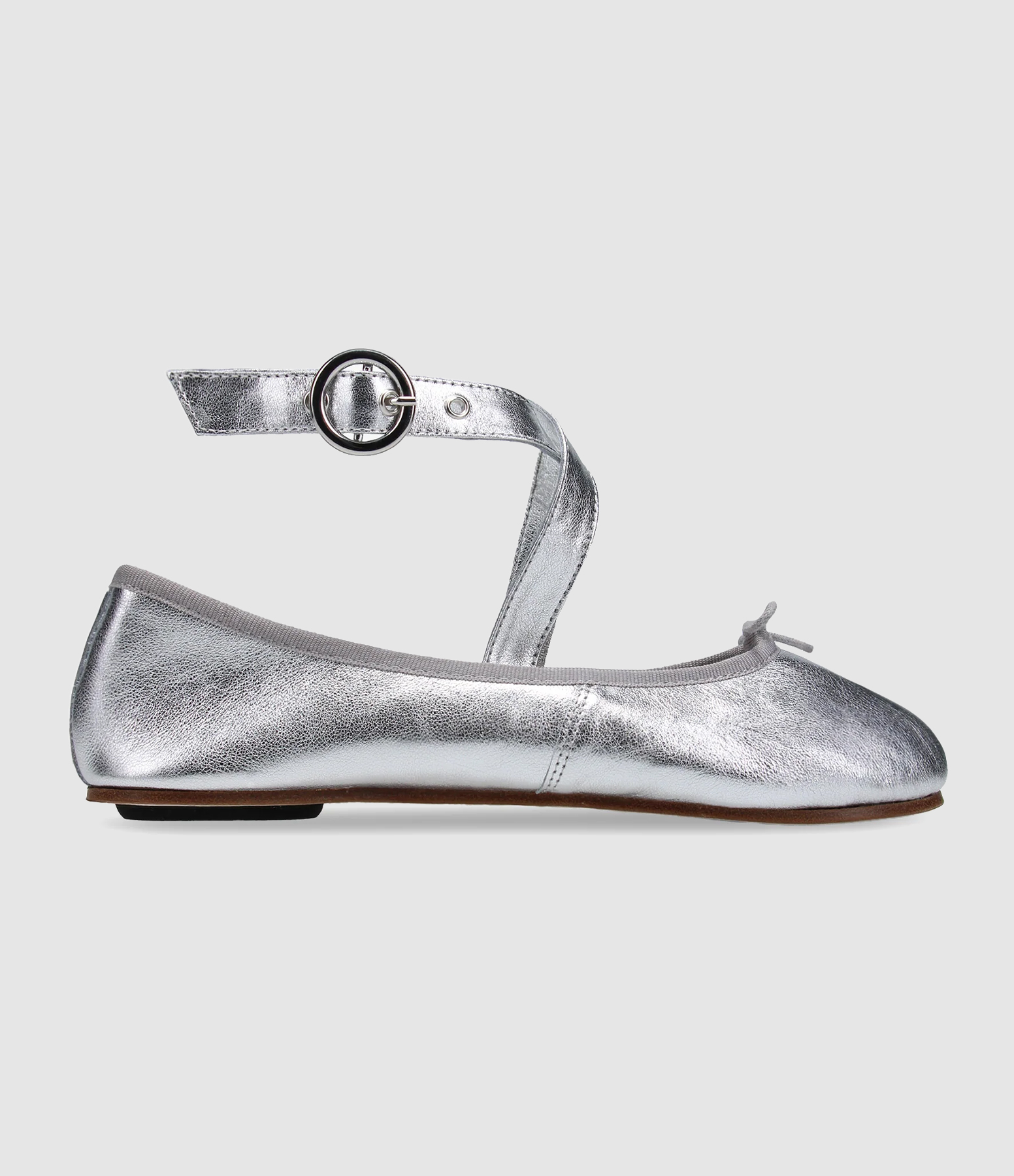 Ballerines Sophia Belt Argenté