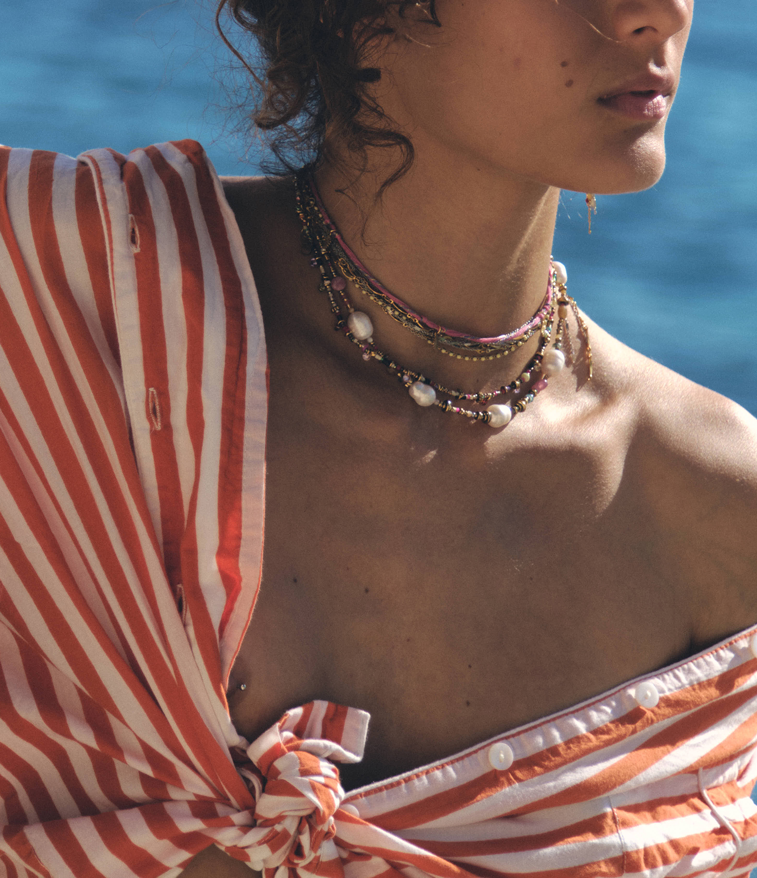 Collier Sole Fuchsia