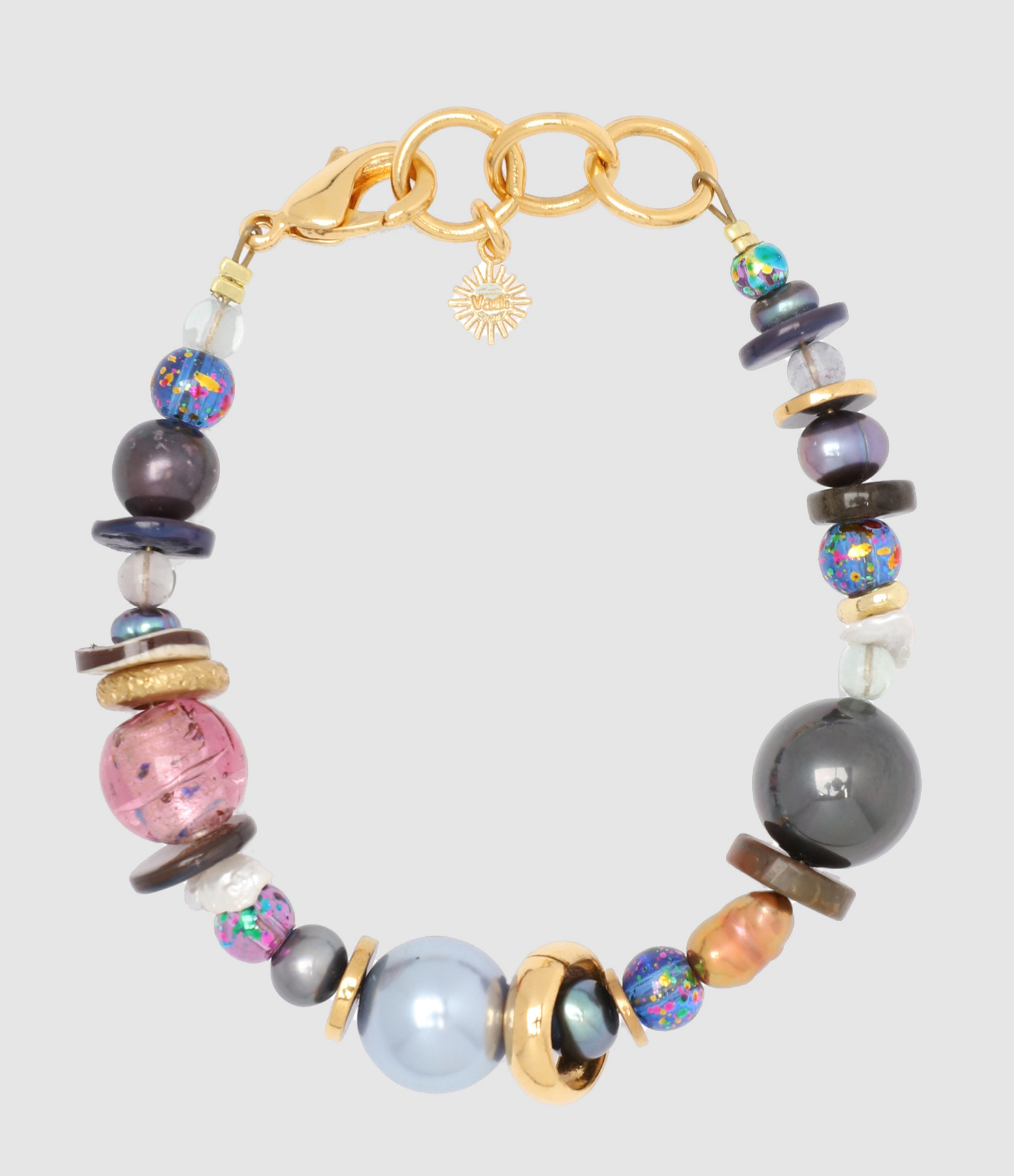 Bracelet Cristal Noir Lunaire