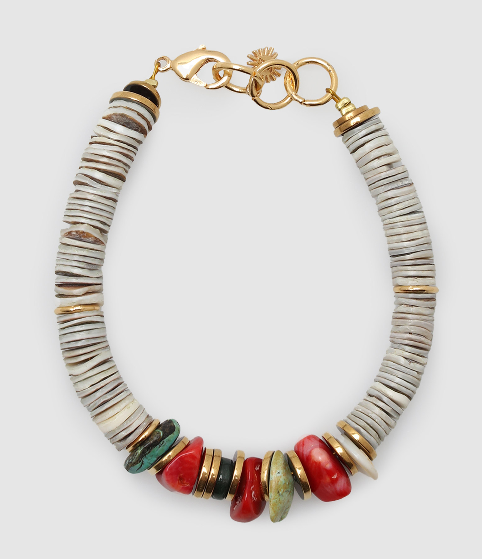 Bracelet Ostuni Coquillage Gris