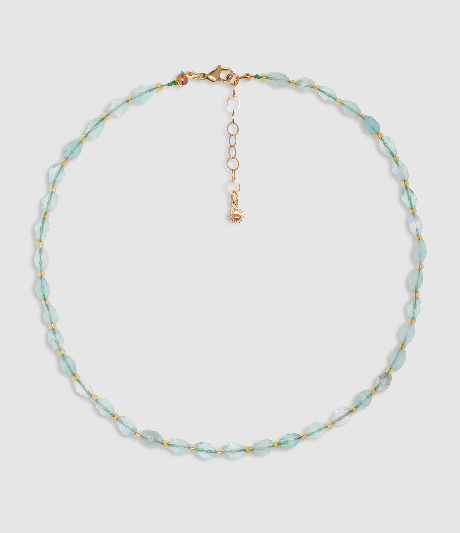 Collier Bello Fluorite Verte