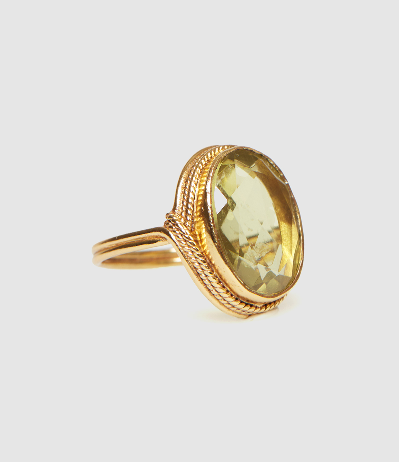 Bague Sphinx Big Péridot