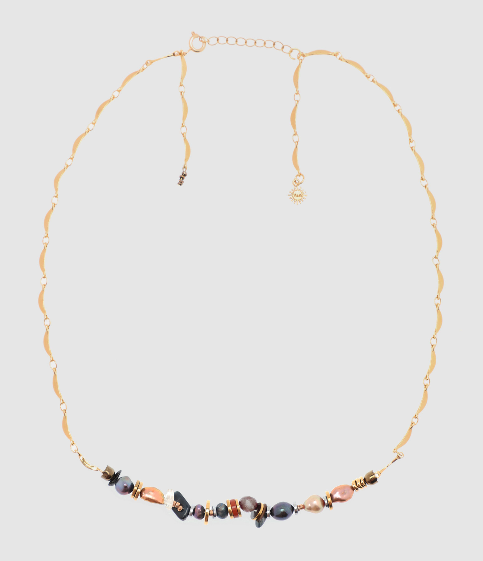 Collier Joan Perles Multicolore