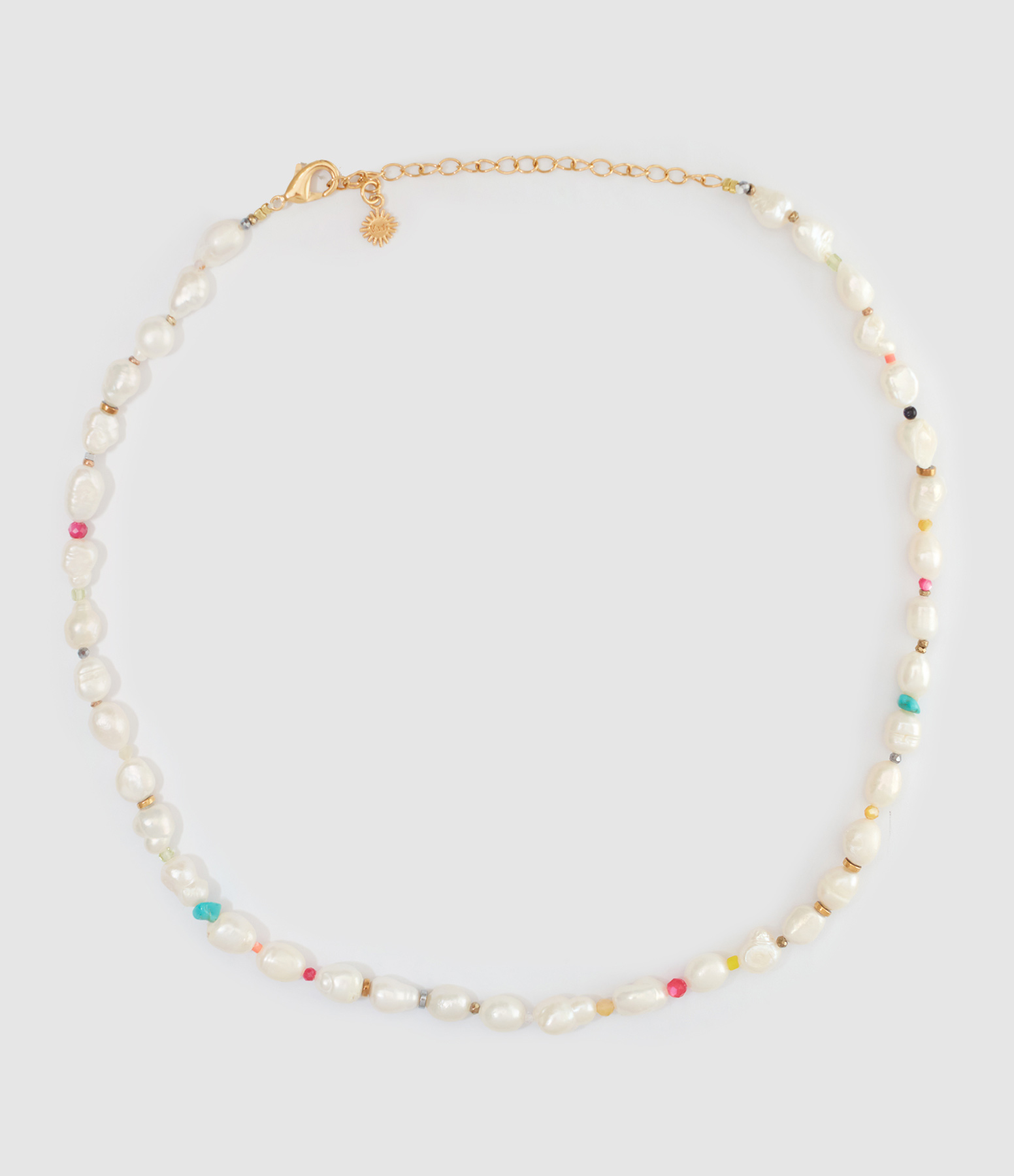 Collier Pearl's Peps blanc