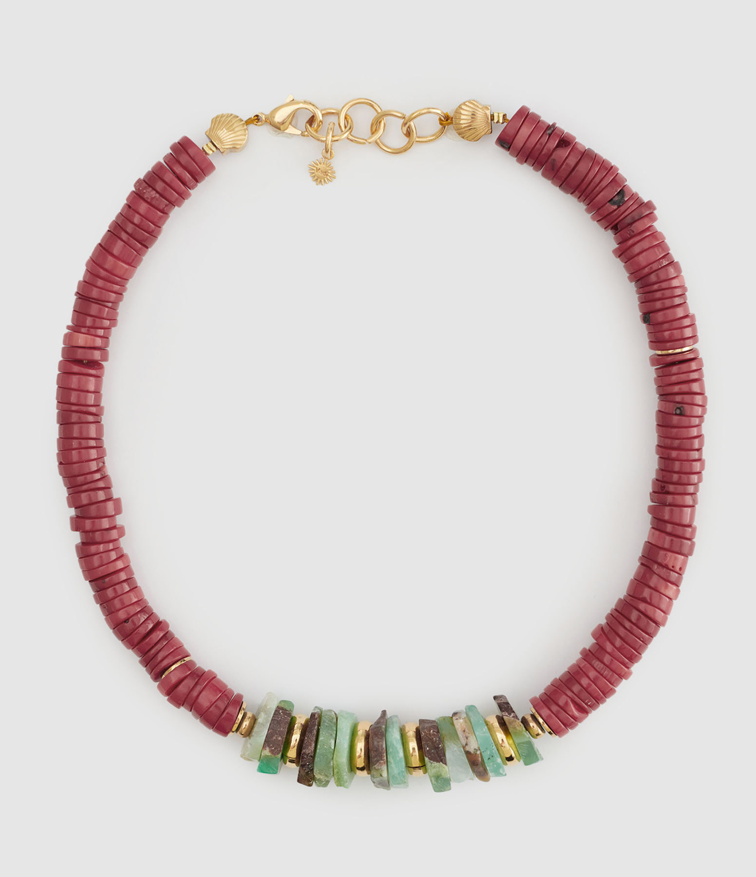 Collier Dragon Rock Rouge