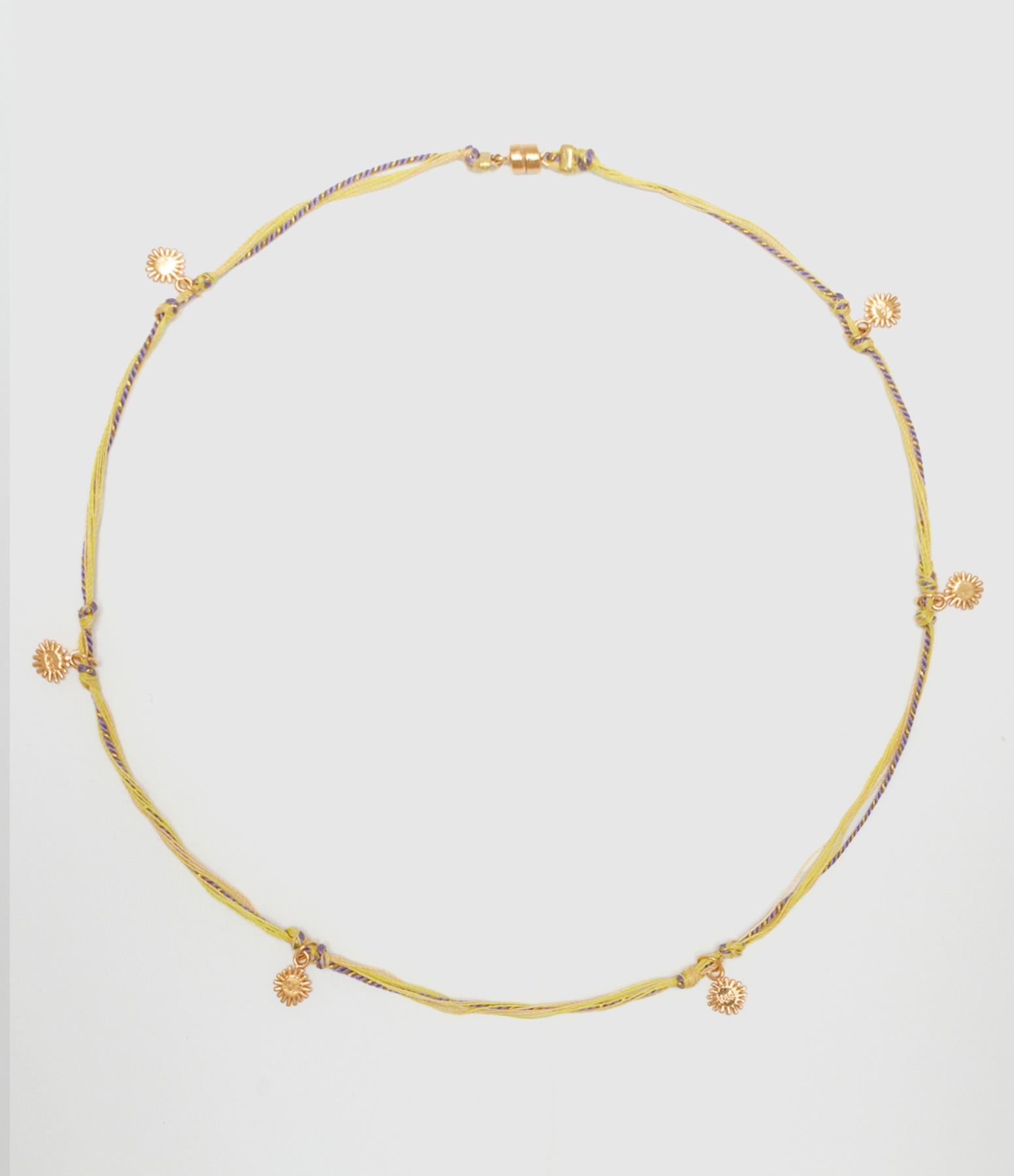 Collier Sole Jaune