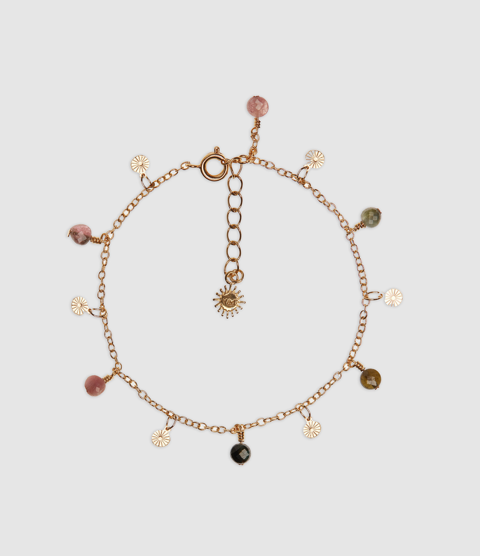 Bracelet Tourmaline Multicolore